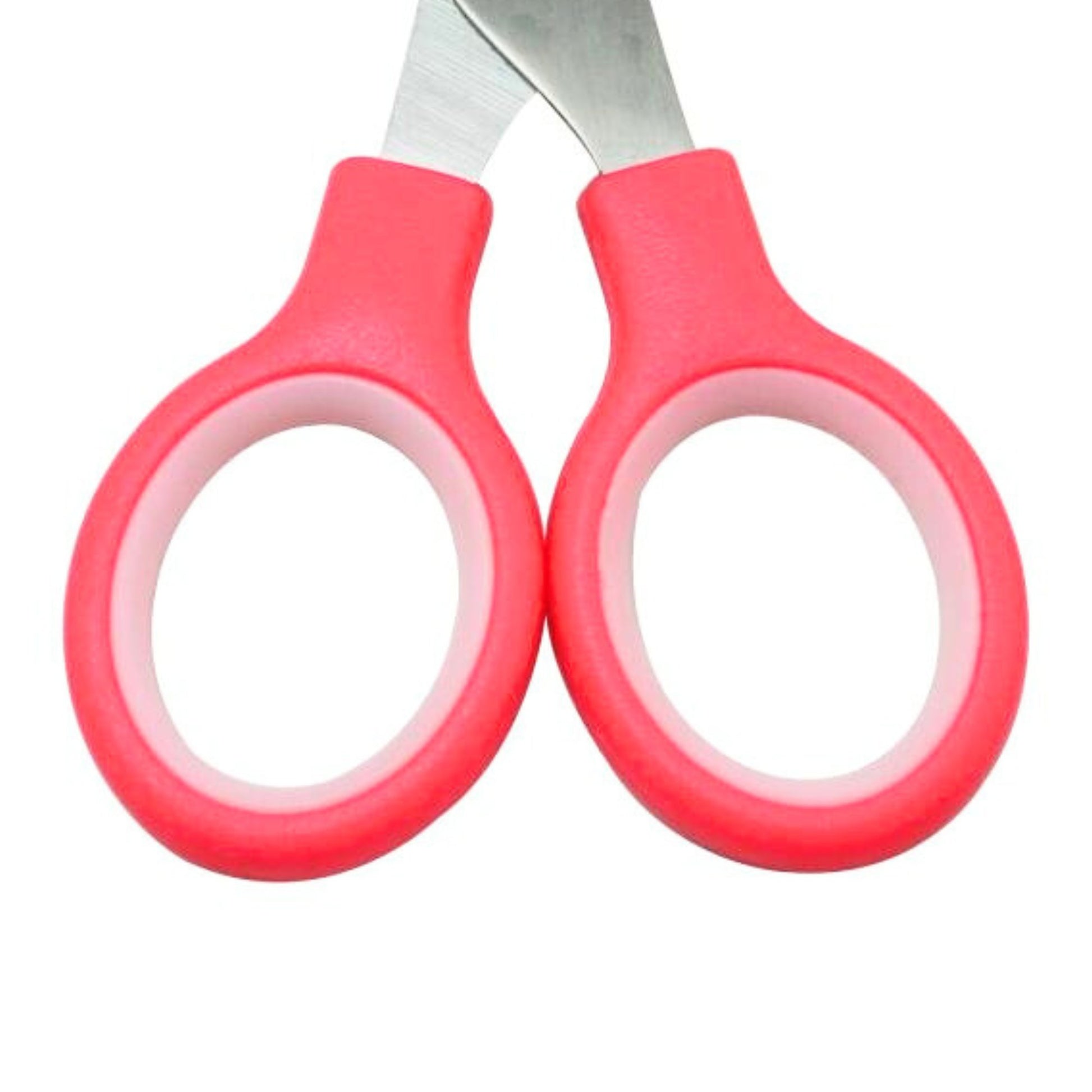 Stainless Blunt Tip Scissors with Color Rubber Grip Handle