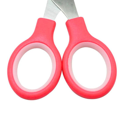 Stainless Blunt Tip Scissors with Color Rubber Grip Handle