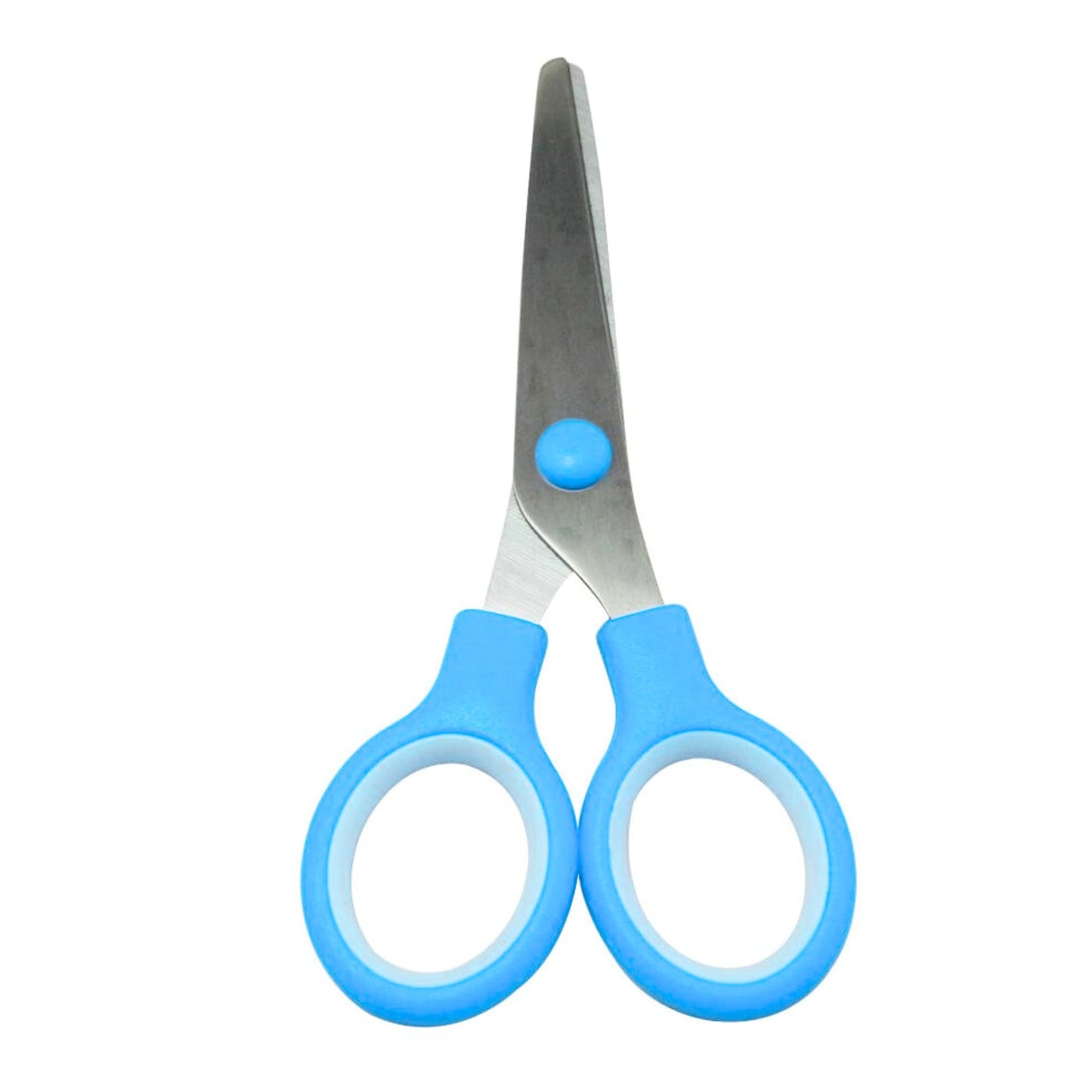 Stainless Blunt Tip Scissors with Color Rubber Grip Handle