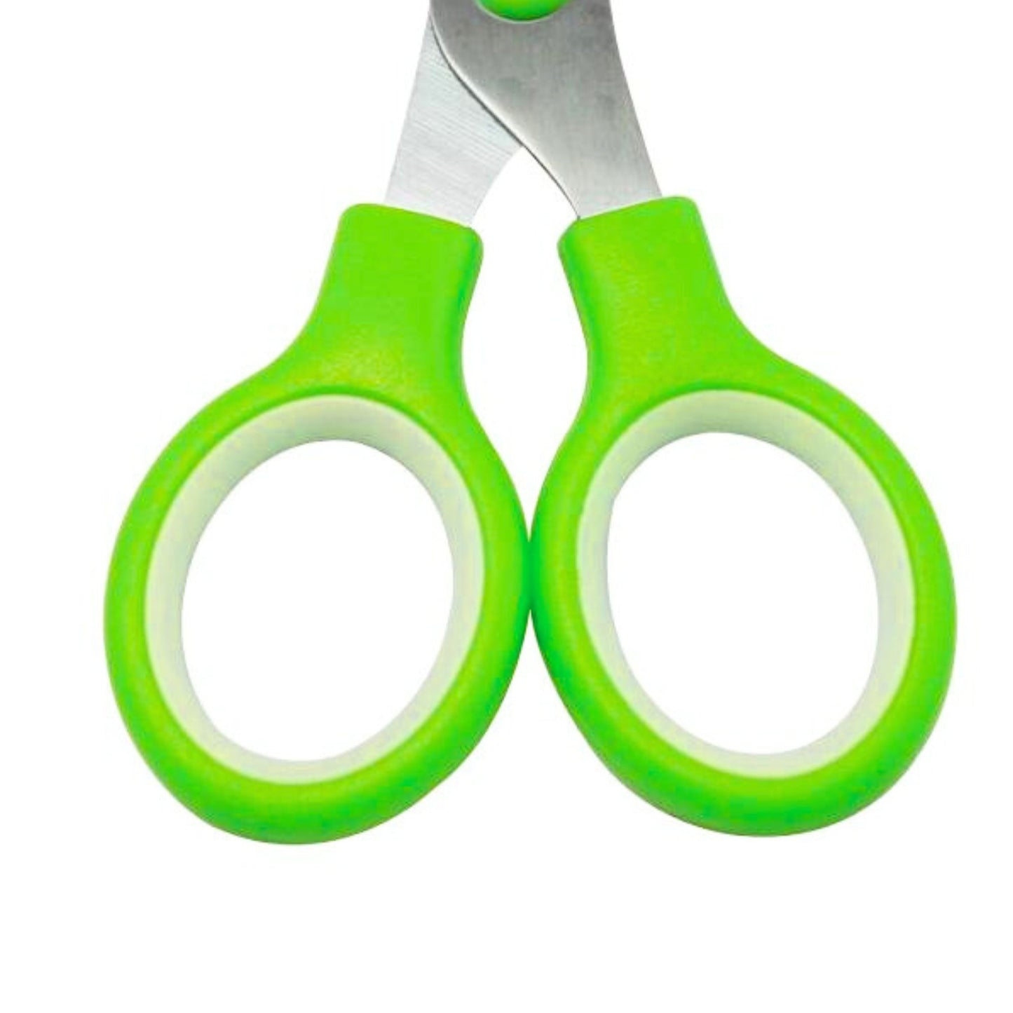 Stainless Blunt Tip Scissors with Color Rubber Grip Handle