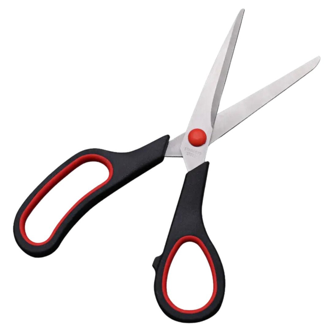 8 in Stainless Steel Blade & Abs Handle Scissors: 1 Pack Craft & Office Scissors lifestyle use image