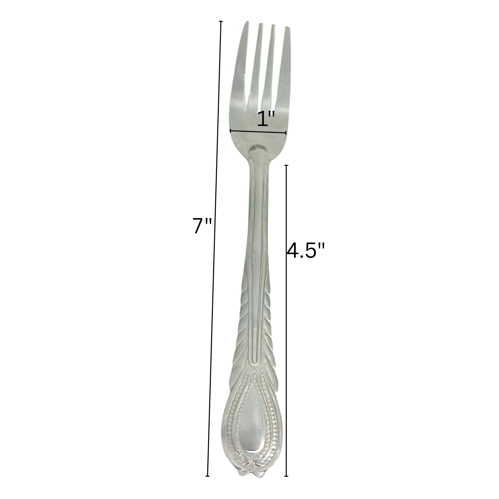 Metal Durable Stainless Steel Fork: 2 Pack Forks Utensils & accessories product detail image