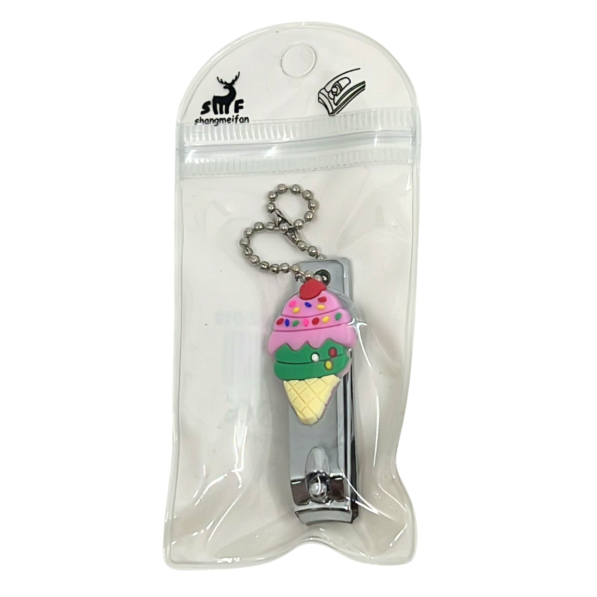 2.1" Stainless Steel Mini Ice Cream Design Nail Clipper : 1 Pack Nail CLippers beauty and personal Nails Tools product image