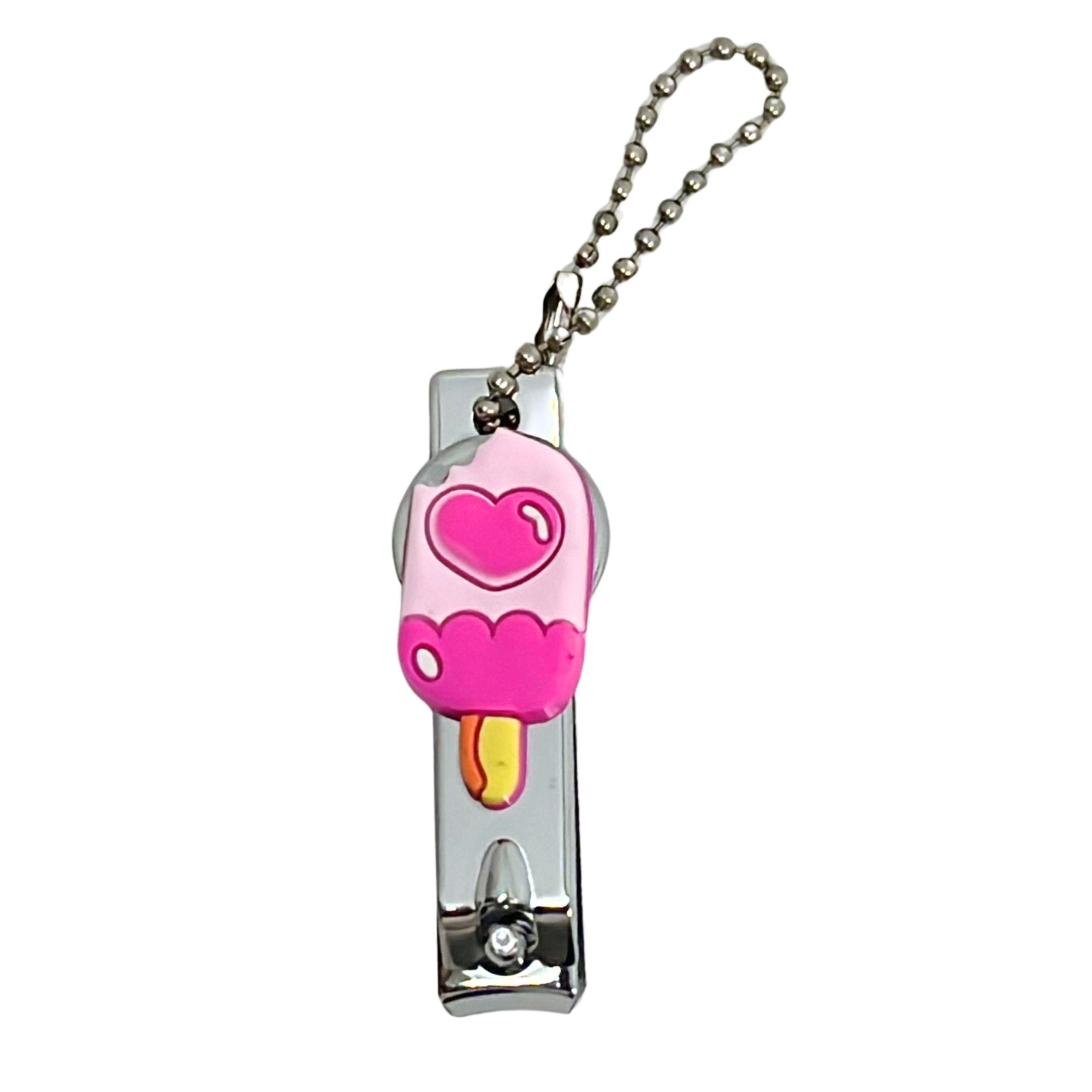 2.1" Stainless Steel Mini Ice Cream Design Nail Clipper : 1 Pack Nail CLippers beauty and personal Nails Tools product image