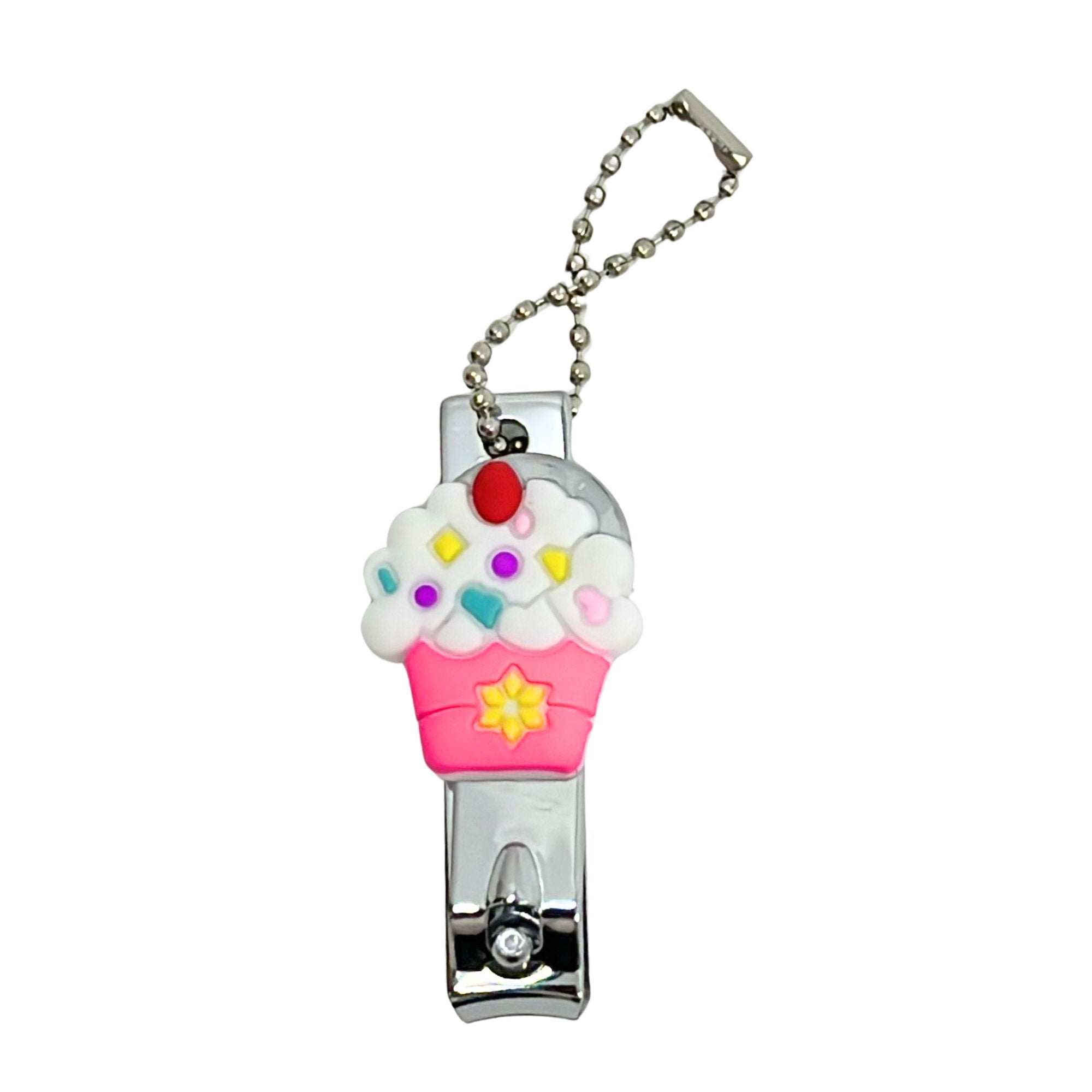 2.1" Stainless Steel Mini Ice Cream Design Nail Clipper : 1 Pack Nail CLippers beauty and personal Nails Tools product image