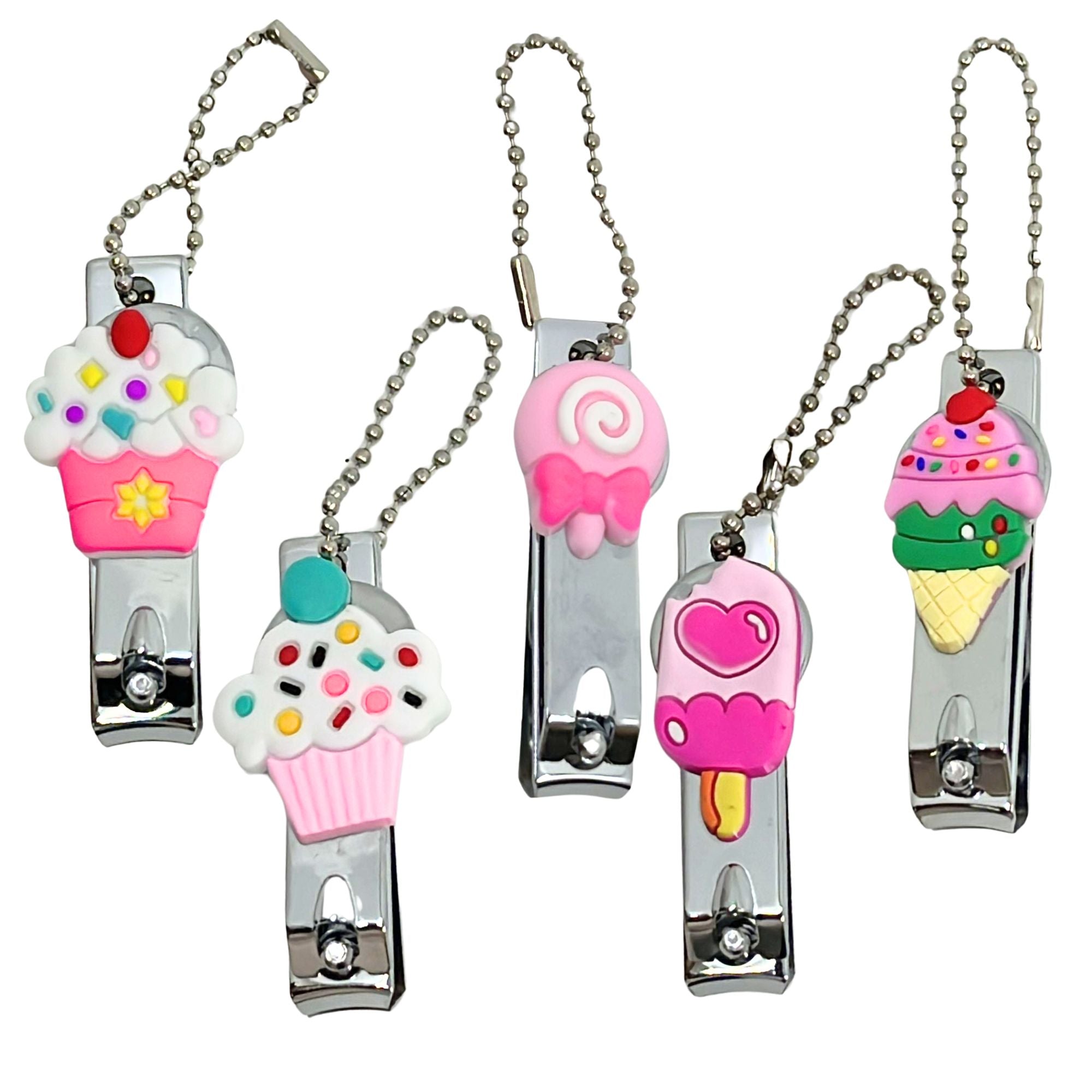 2.1" Stainless Steel Mini Ice Cream Design Nail Clipper : 1 Pack Nail CLippers beauty and personal Nails Tools main product