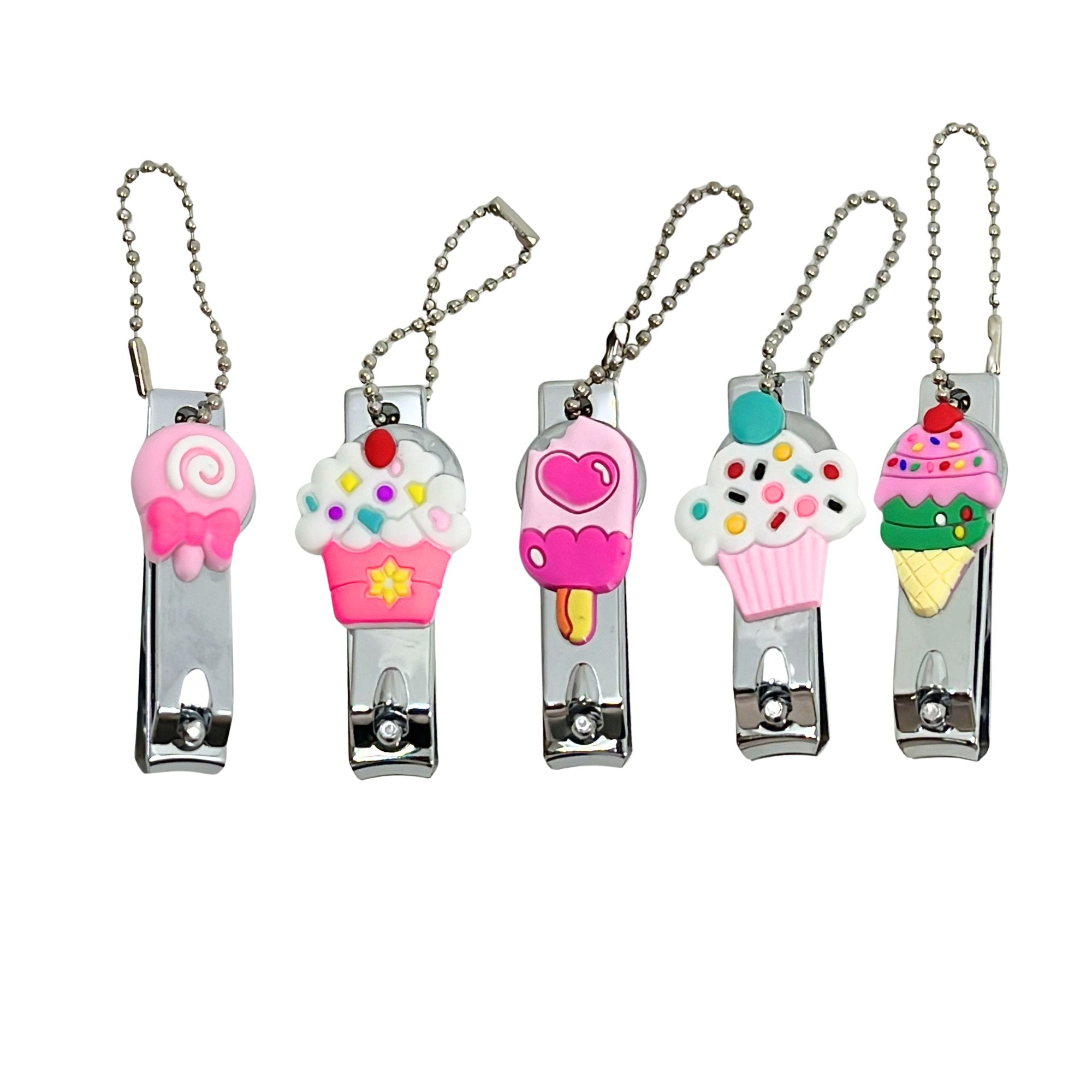 2.1" Stainless Steel Mini Ice Cream Design Nail Clipper : 1 Pack Nail CLippers beauty and personal Nails Tools product image
