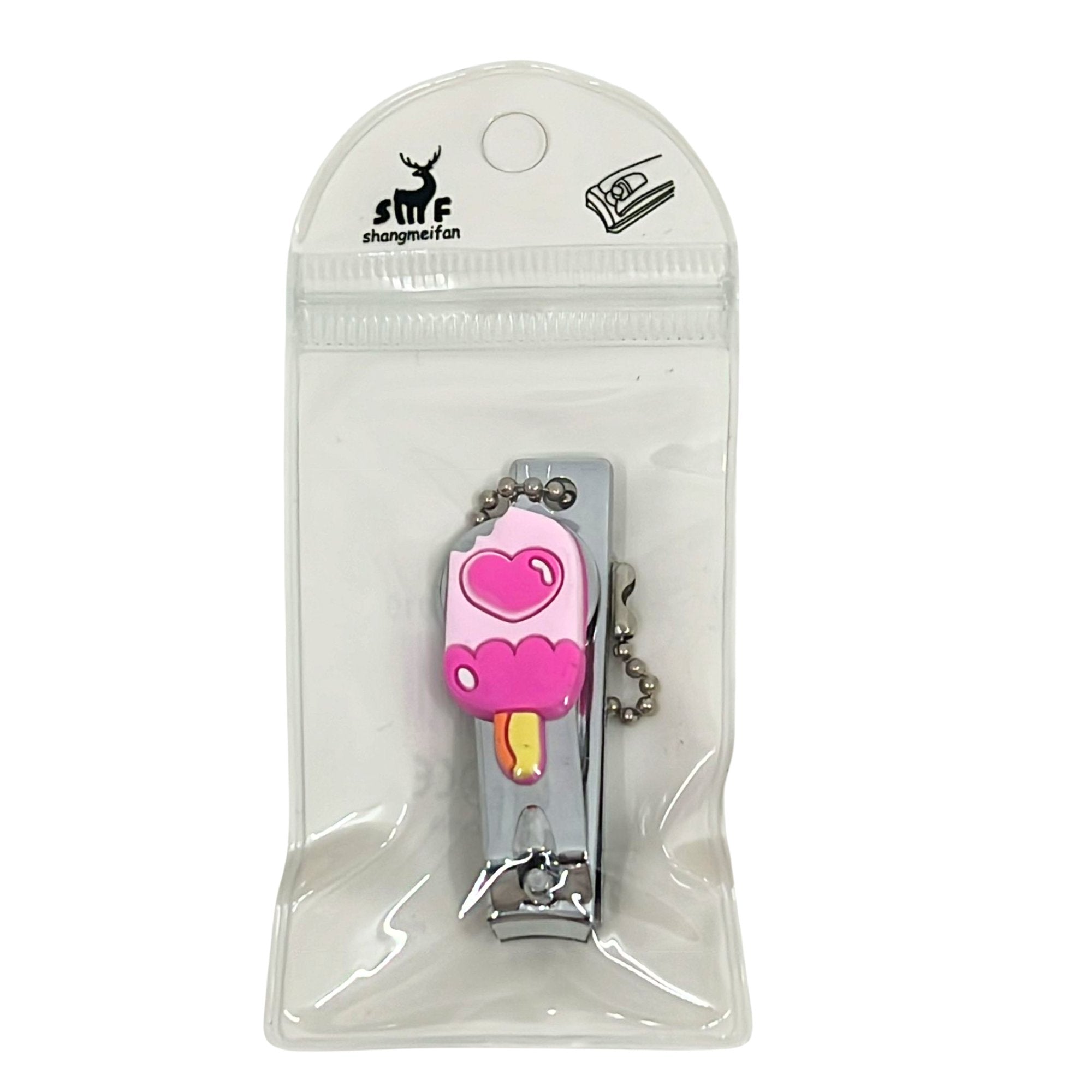 2.1" Stainless Steel Mini Ice Cream Design Nail Clipper : 1 Pack Nail CLippers beauty and personal Nails Tools product image