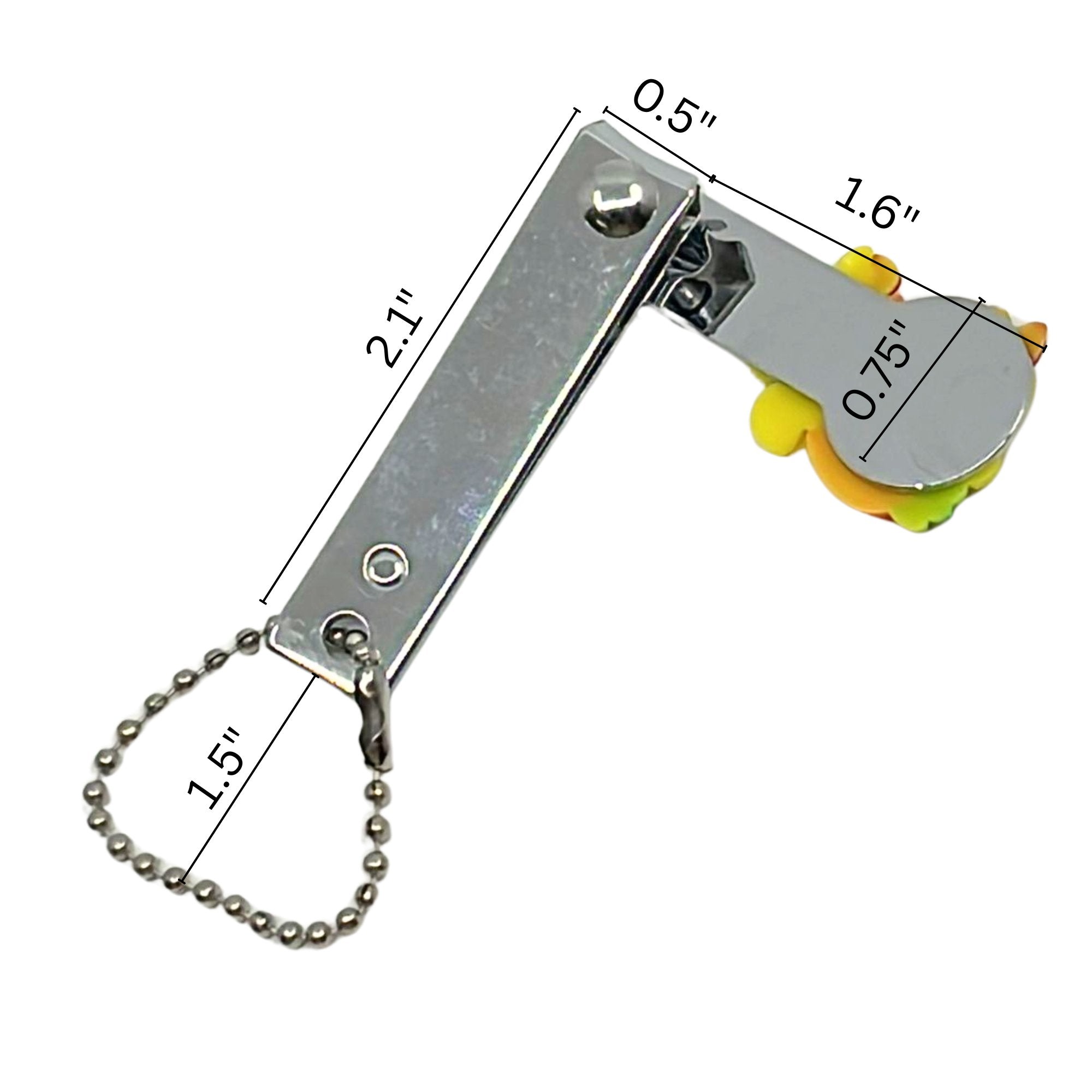 2.1" Stainless Steel Mini Ice Cream Design Nail Clipper : 1 Pack Nail CLippers beauty and personal Nails Tools product