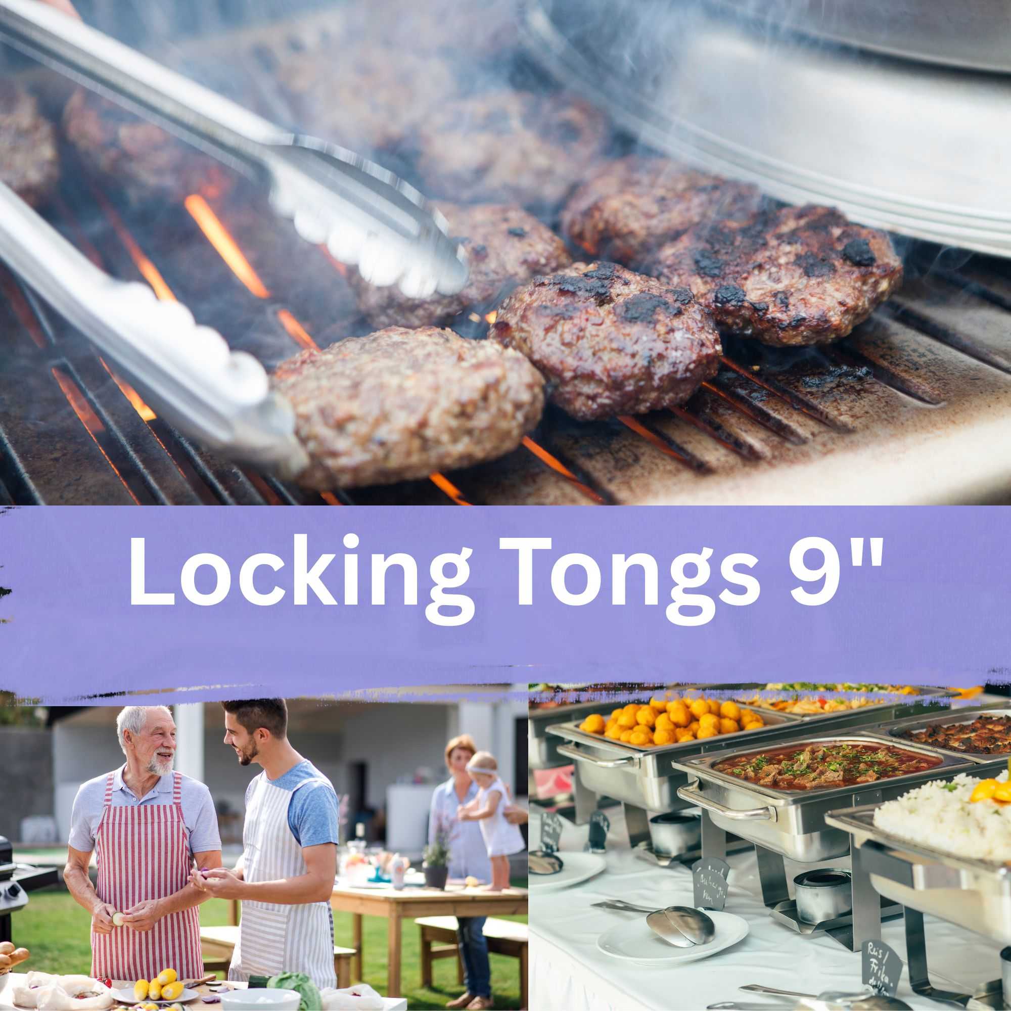 Stainless Steel Serving Tongs: 1 Pack Utensils product image 5