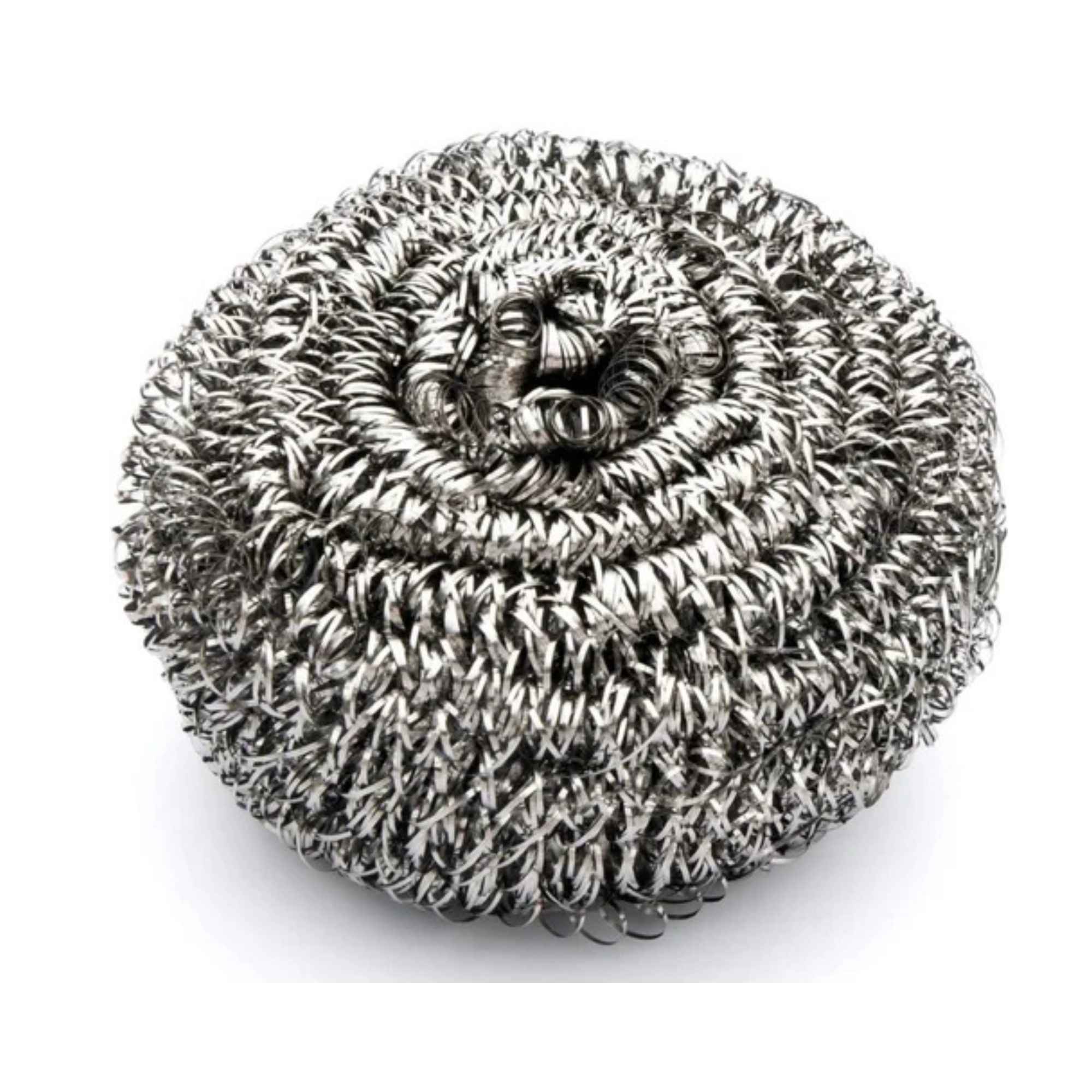 1.25 oz Stainless Steel Scrub: 1 Pack Cleaning Scrubber lifestyle use image