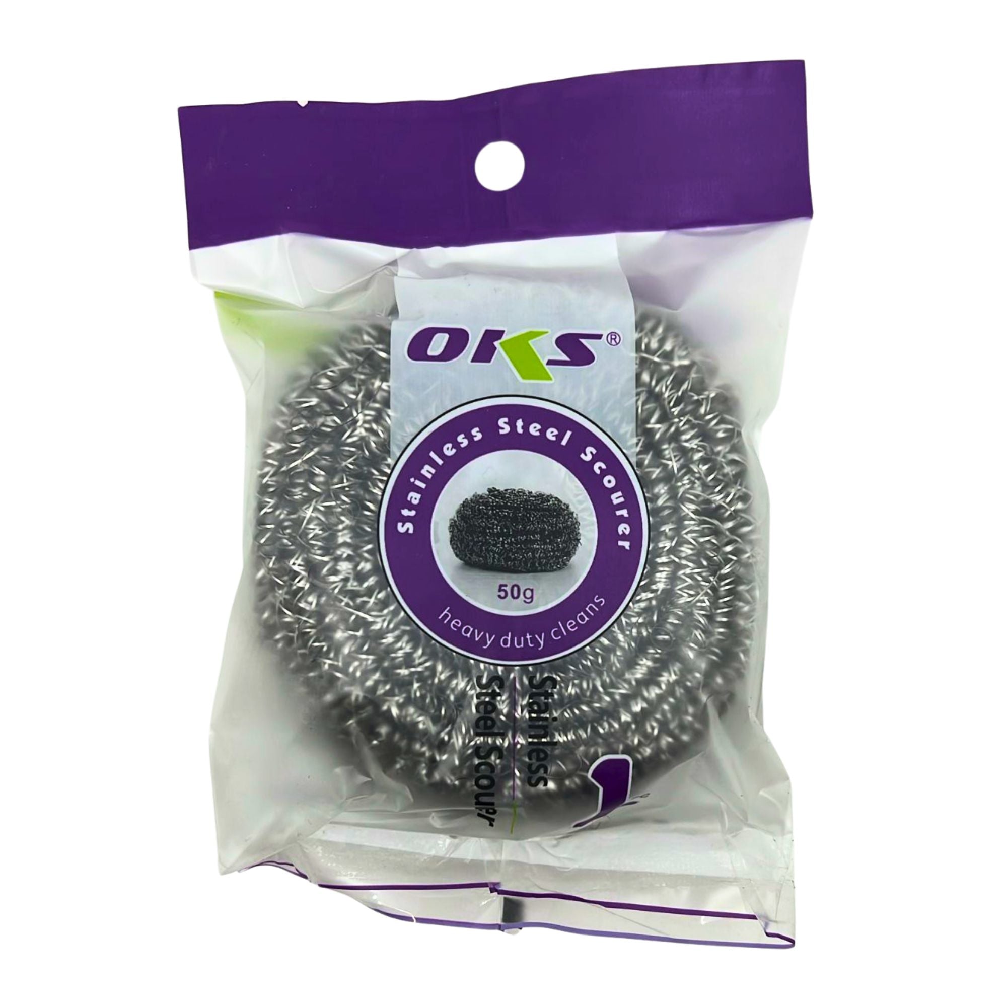1.25 oz Stainless Steel Scrub: 1 Pack Cleaning Scrubber main product image