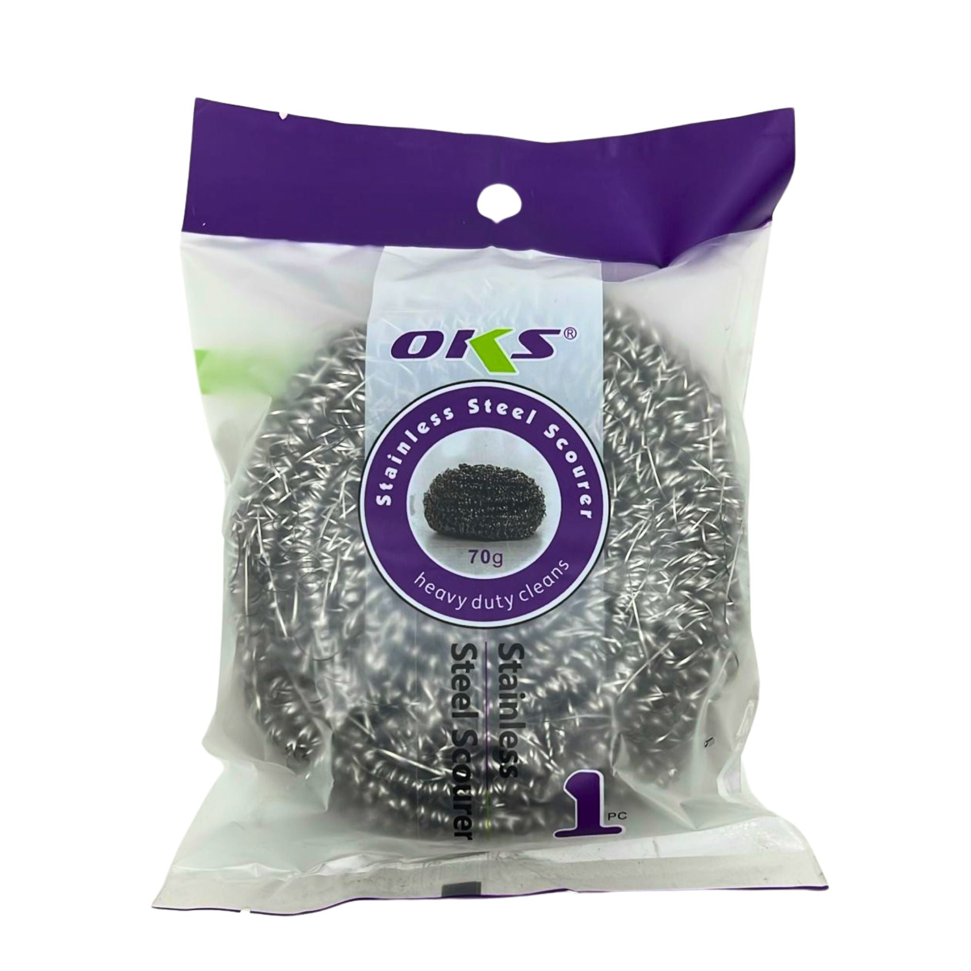 2.5oz Stainless Steel Scrub: 1 Pack Cleaning Scrubber main product image