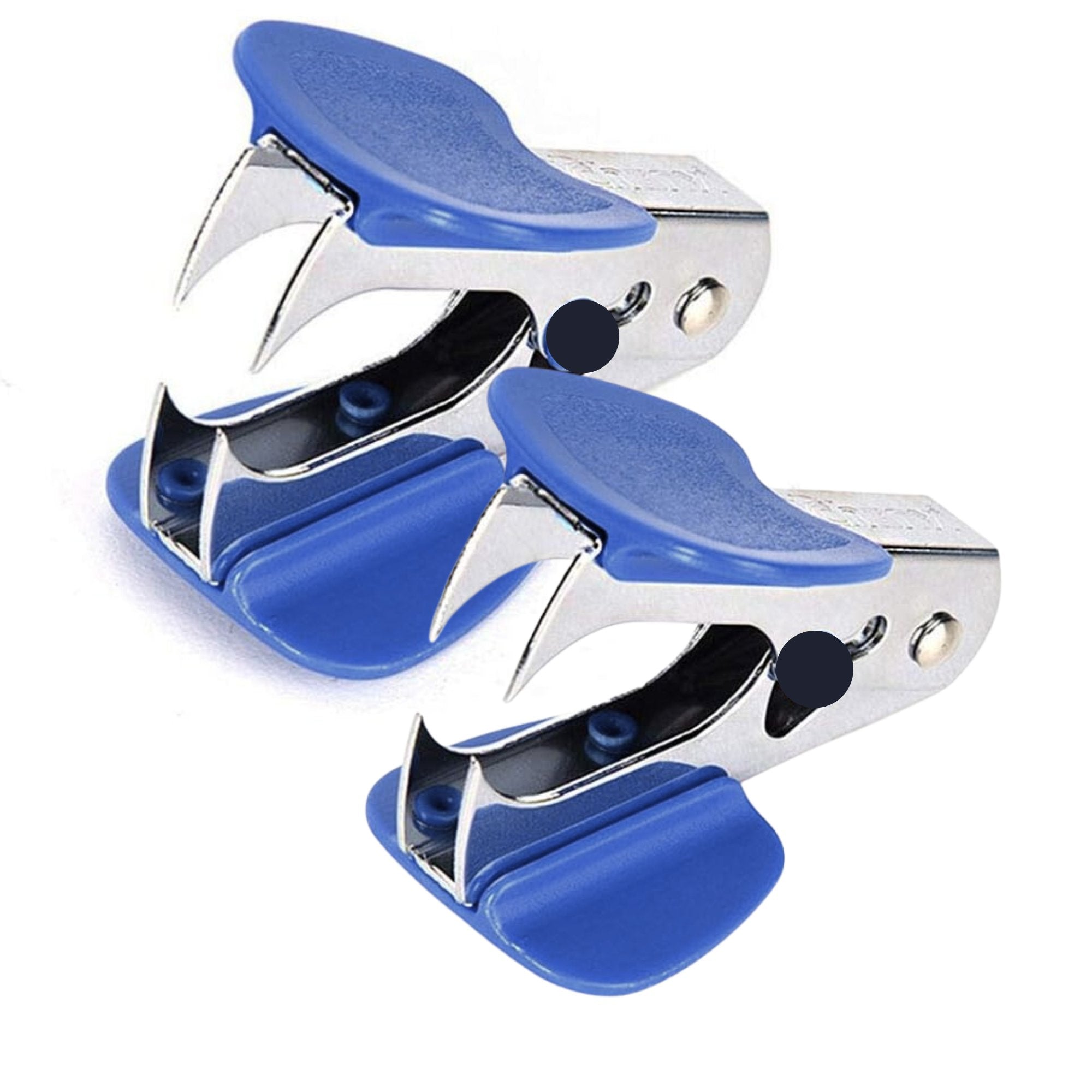 Stapler Remover Extra Wide Finger Grip & Durable Steel Jaw: 2 Pack Staple Removers product detail image