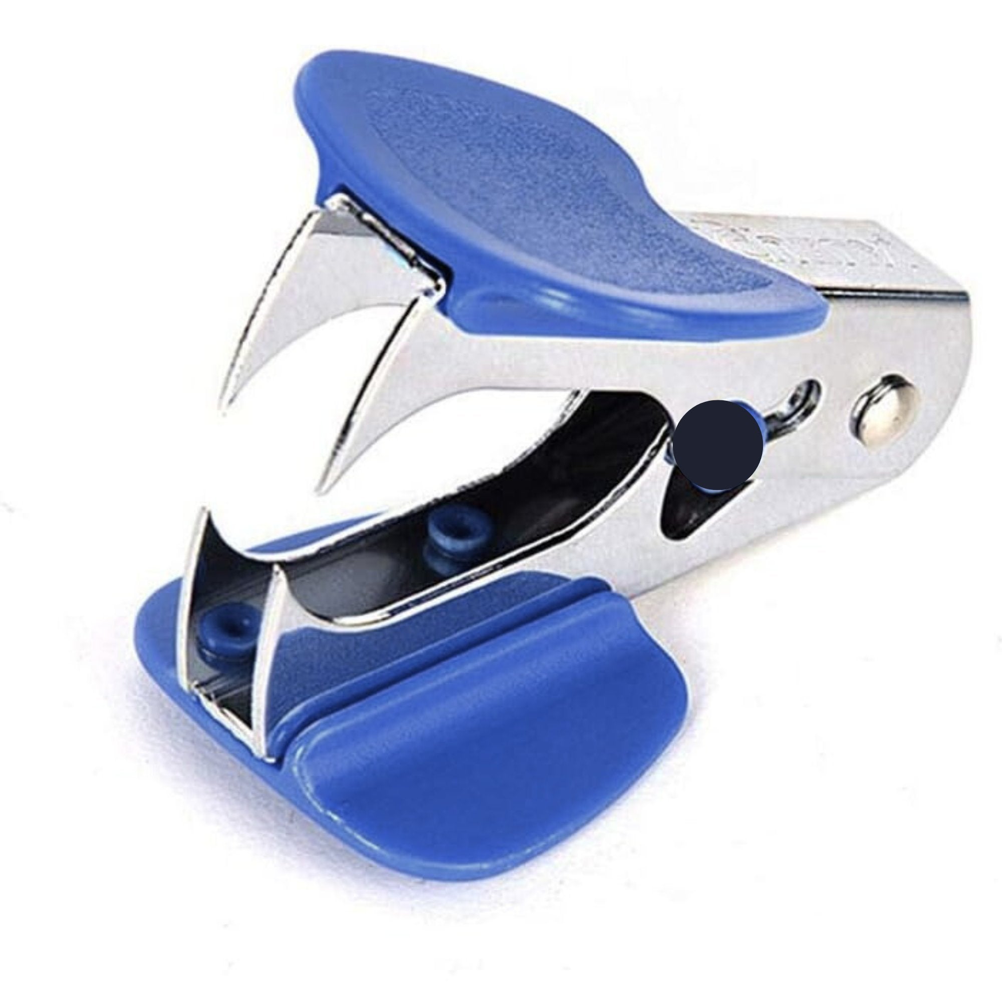 Stapler Remover Extra Wide Finger Grip & Durable Steel Jaw: 2 Pack Staple Removers size and feature image