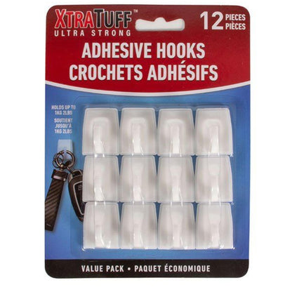 1.5" Xtra Tuff Adhesive Hooks