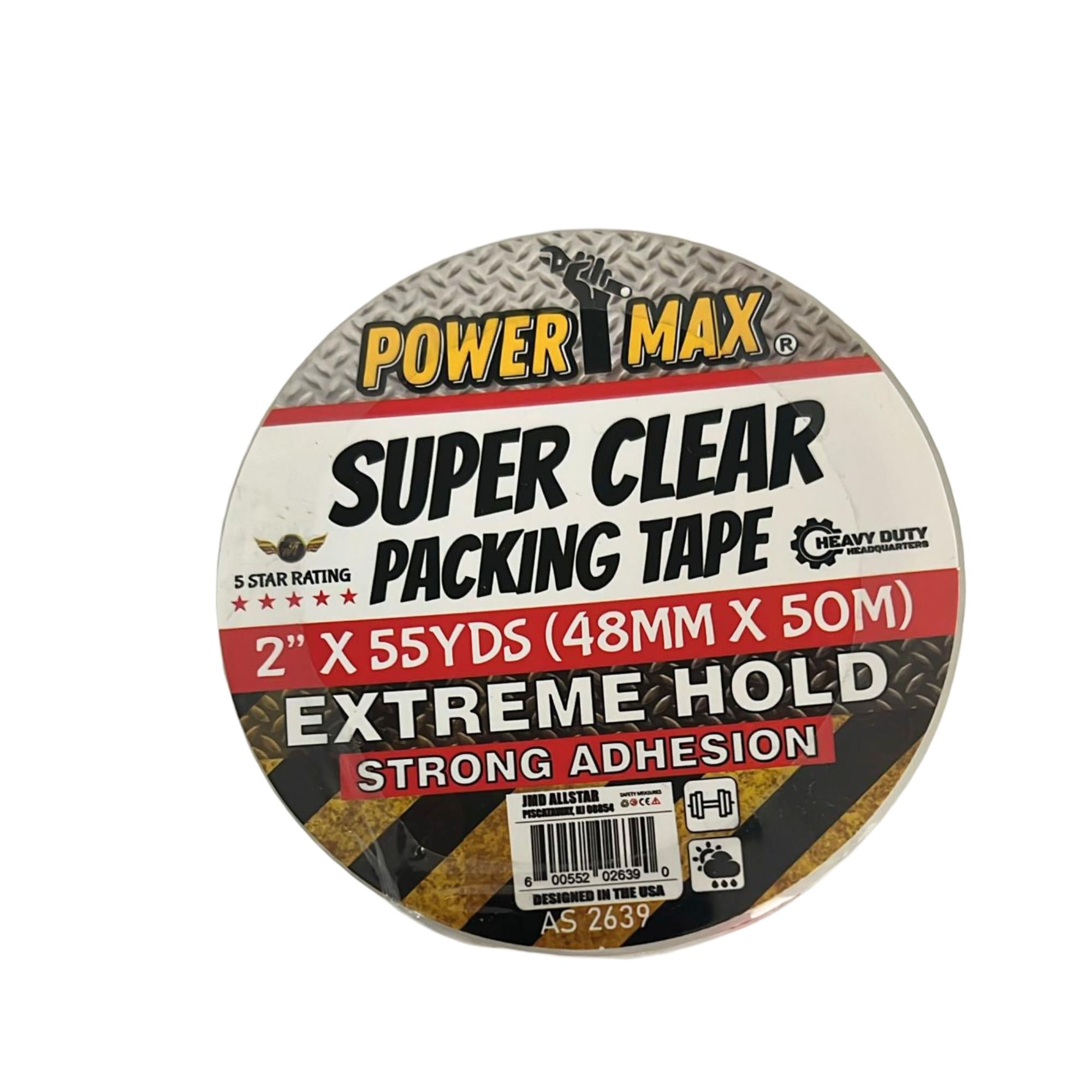 2 Inch x 55 Yards Super Clear Packing Tape: 1 Pack Maintenance main product image