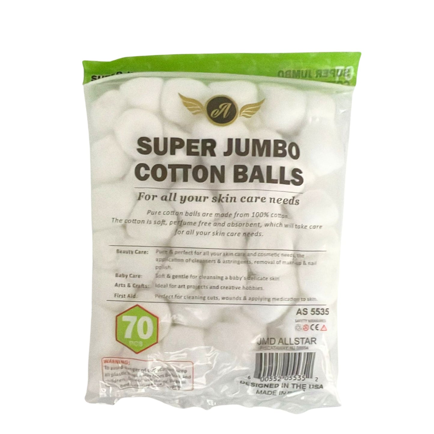 White Super Jumbo Cotton Balls