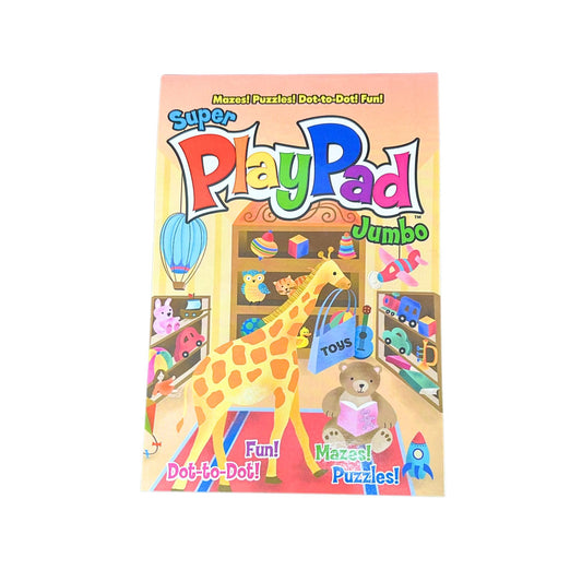 Super Mazes, Puzzles & Dot-to-Dot – FunPlaypad Jumbo for Kids