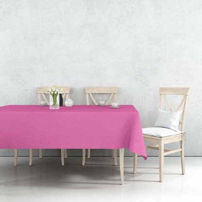 Tablecover Plastic Hot Pink Rectangular 