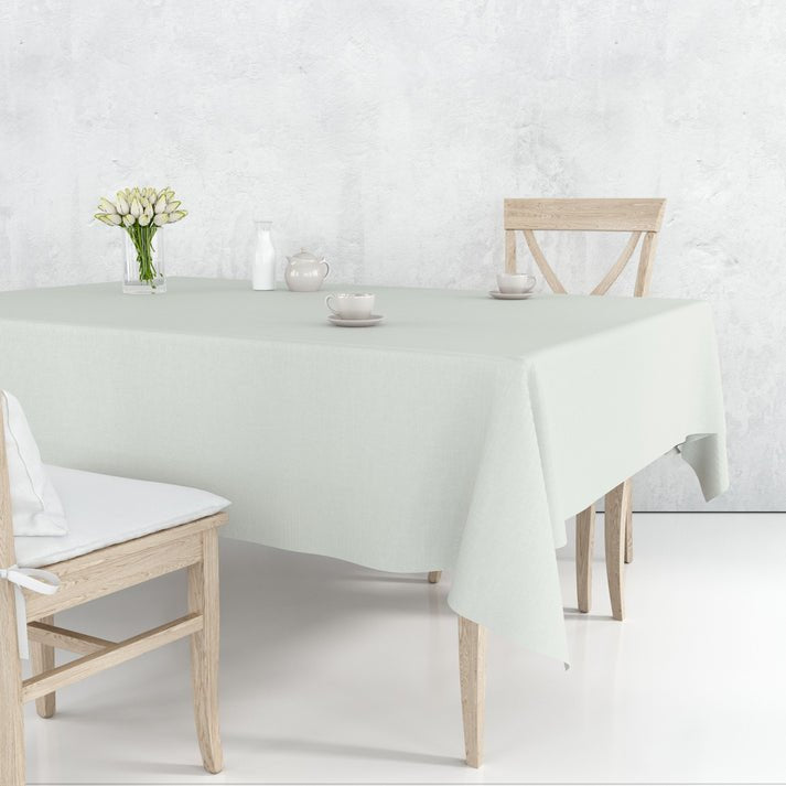 Tablecover Plastic White Rectangular 