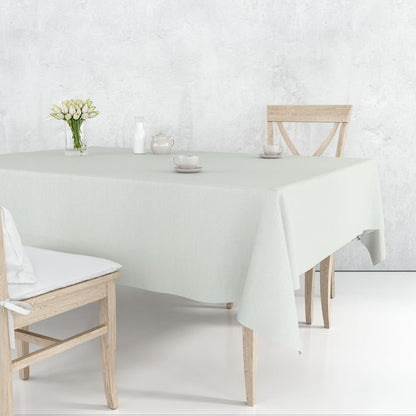 Tablecover Plastic White Rectangular 