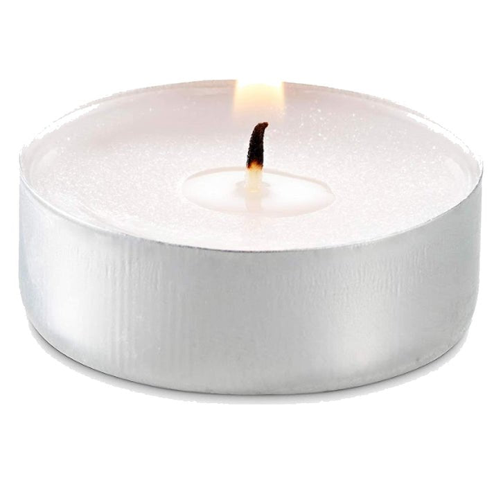Tealight Candles White Unscented: 8 Pack Unscented Candle product detail image