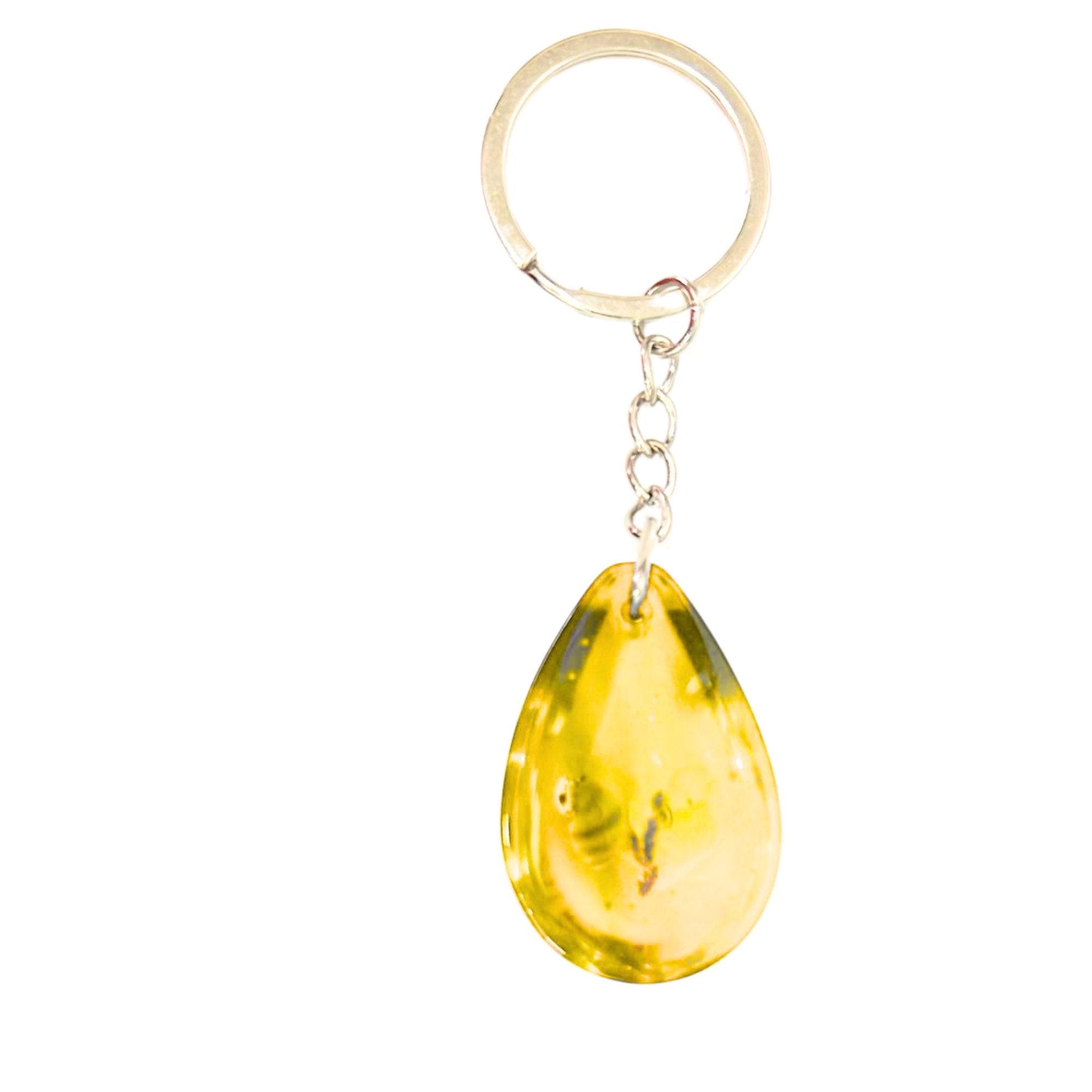 3.75" Tear Drop Shape Seashell Inside Keychain – Glowing at Night: 1 Pack Keychain Novelty & Souvenir Catalog lifestyle use