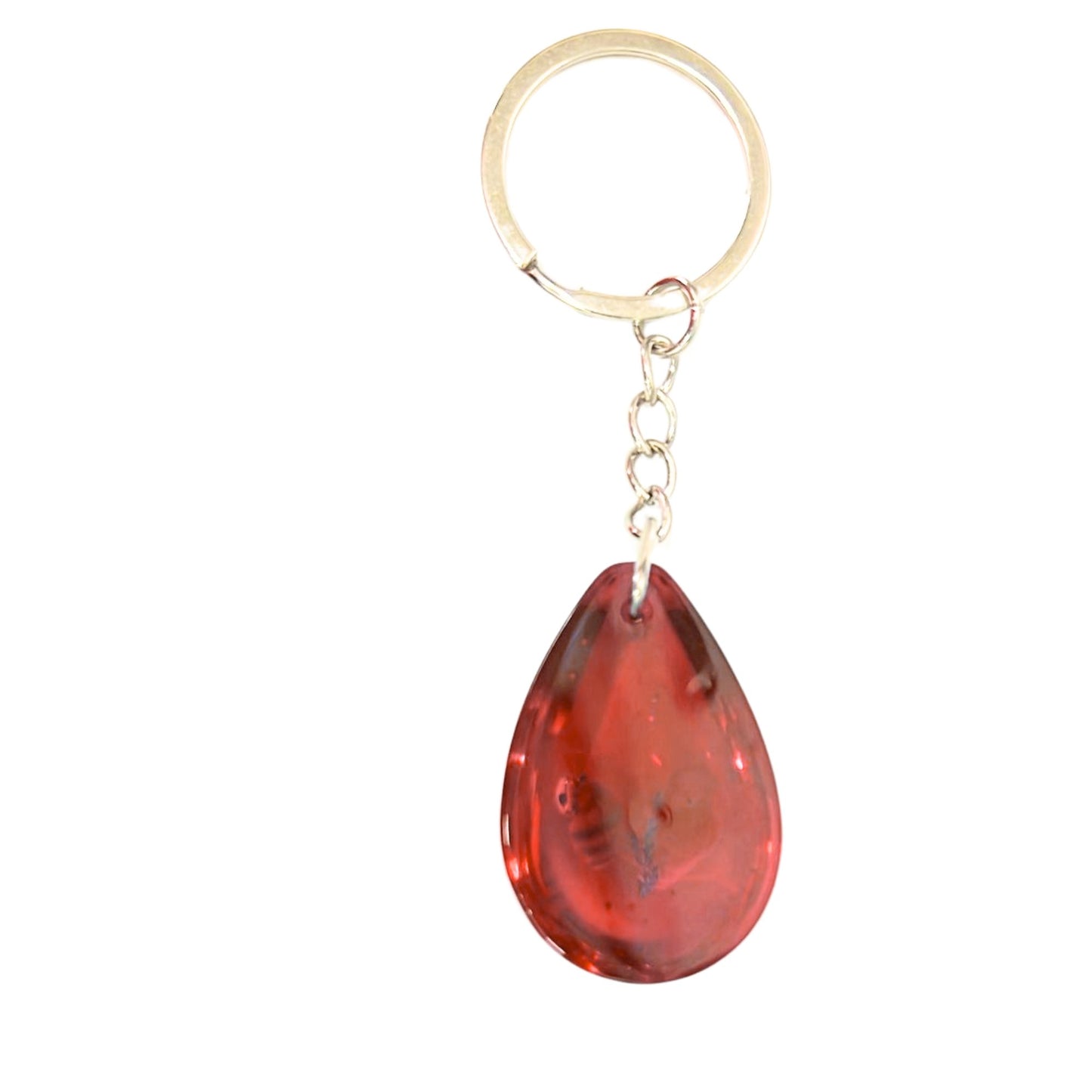 Tear Drop Shape Seashell Inside Keychain – Glowing at Night