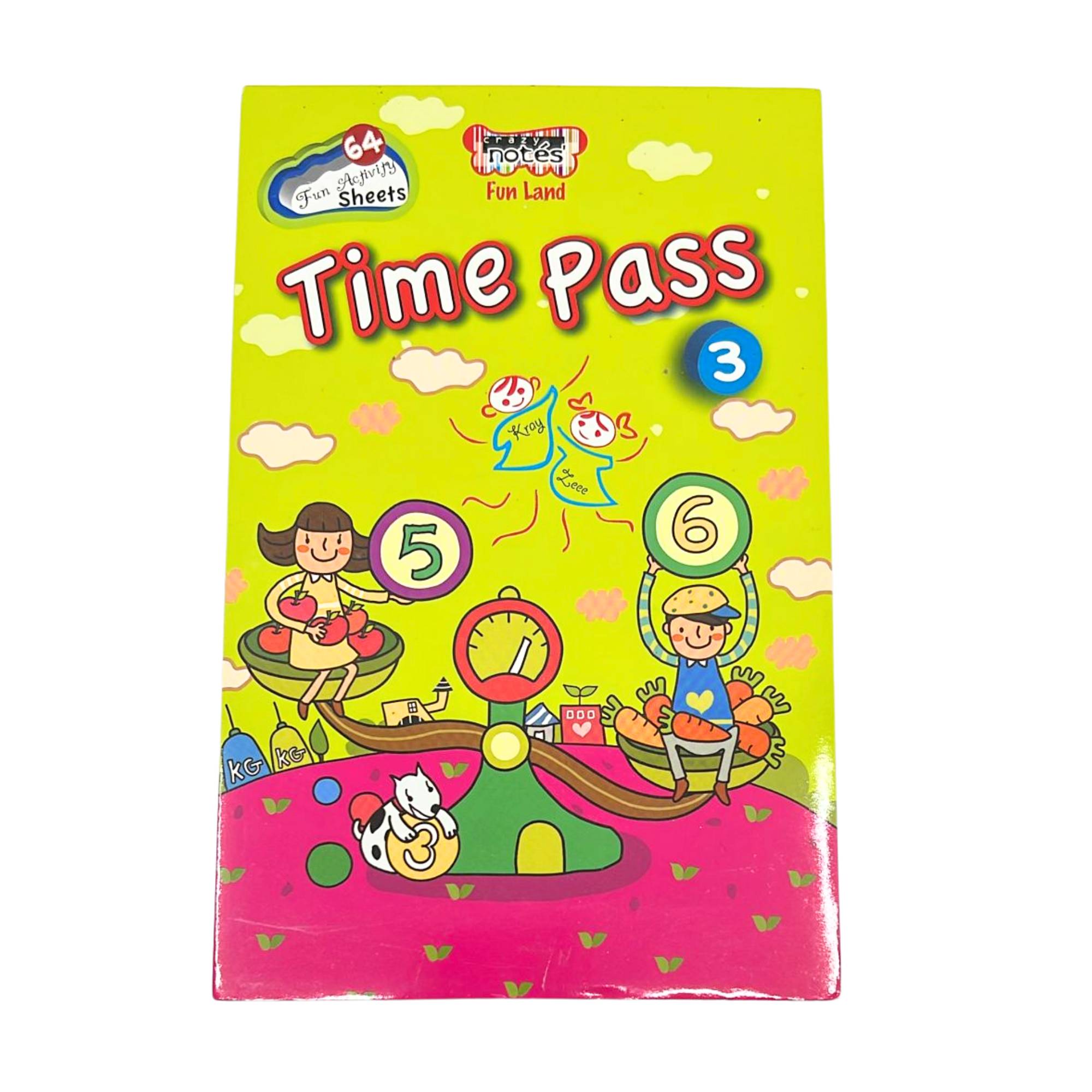 Time Pass Puzzle for Kids Vol 3 – Fun Brain Teasers for Little Minds Puzzles Book Puzzle main product image