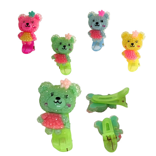 Small Bear Baby Hair Clips 