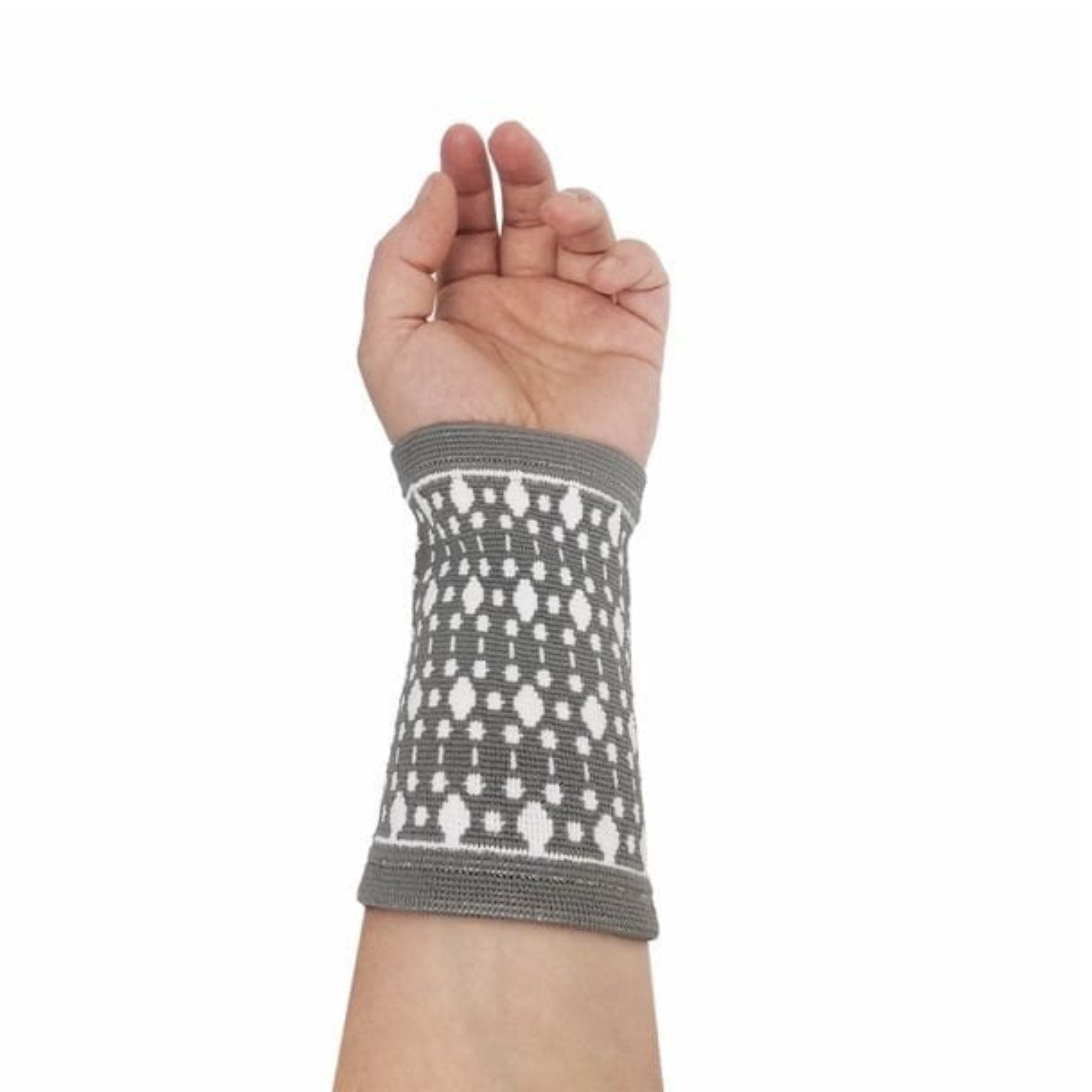 Magnetic Wrist Support Elastic Brace with Tourmaline Fiber: 1 Pair Personal Care Safety lifestyle use image