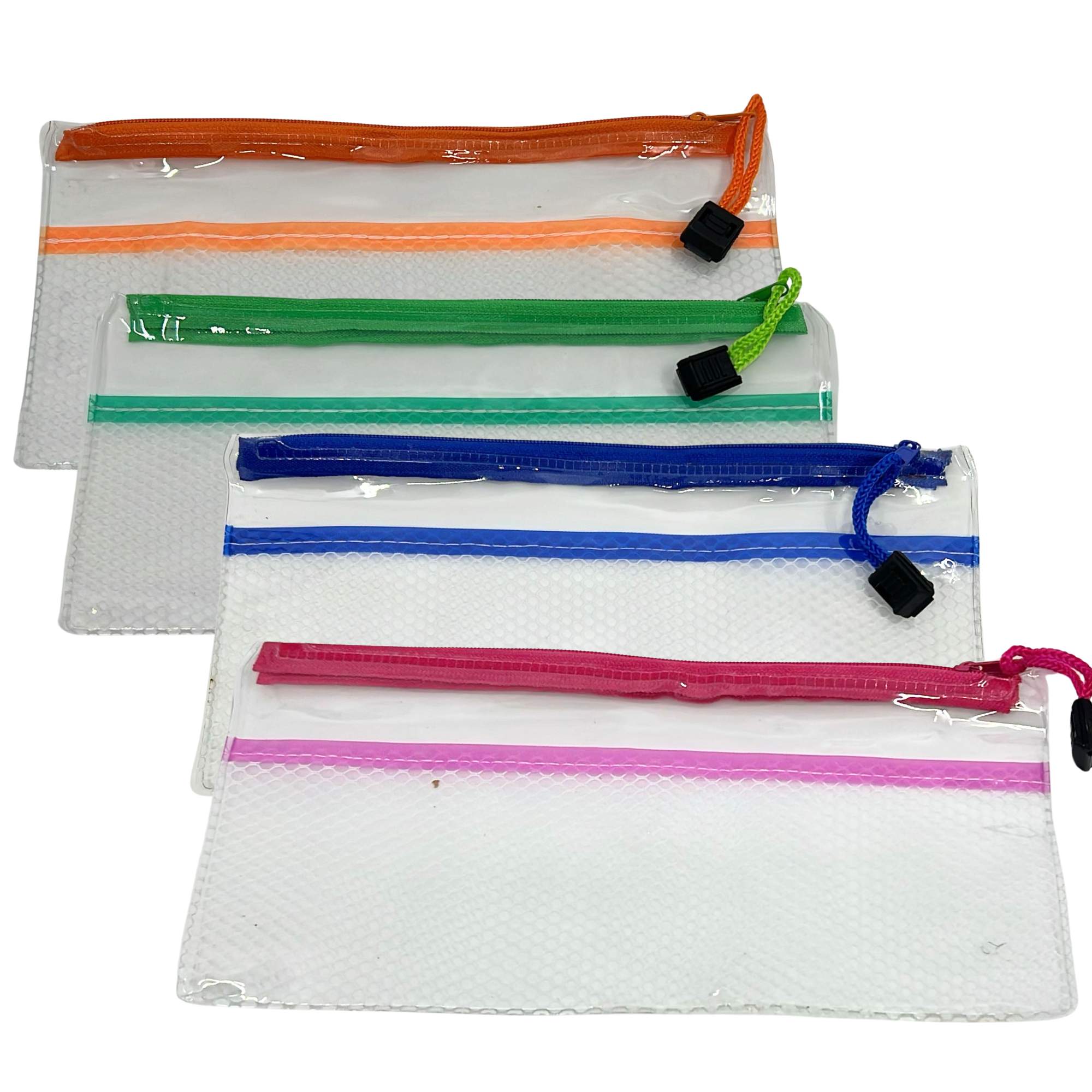 Transparent Zipper Pouch Case: 1 Pack Pen & Pencil Cases Pencil Cases School main product image