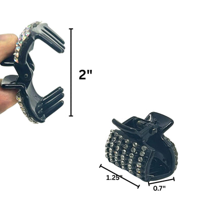 Hair Claw Clips with Dazzling Stones