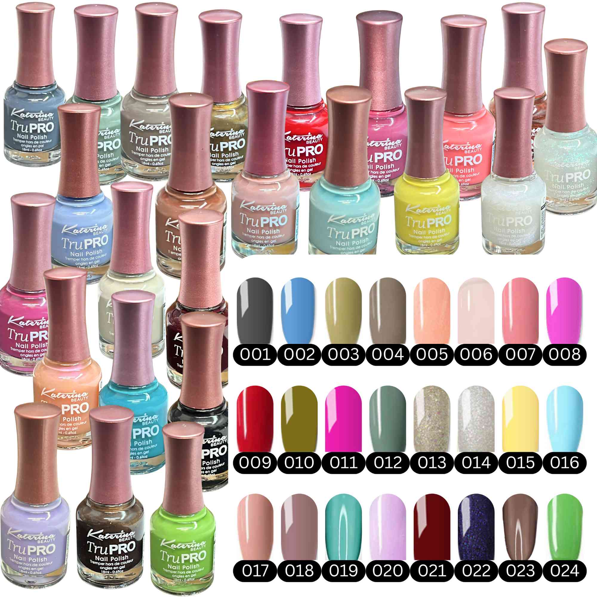 18ml Katerina Beauty TruePRO Nail Color:1 Pack Nail Polishes Holiday Gift makeup Nail Polish main product image