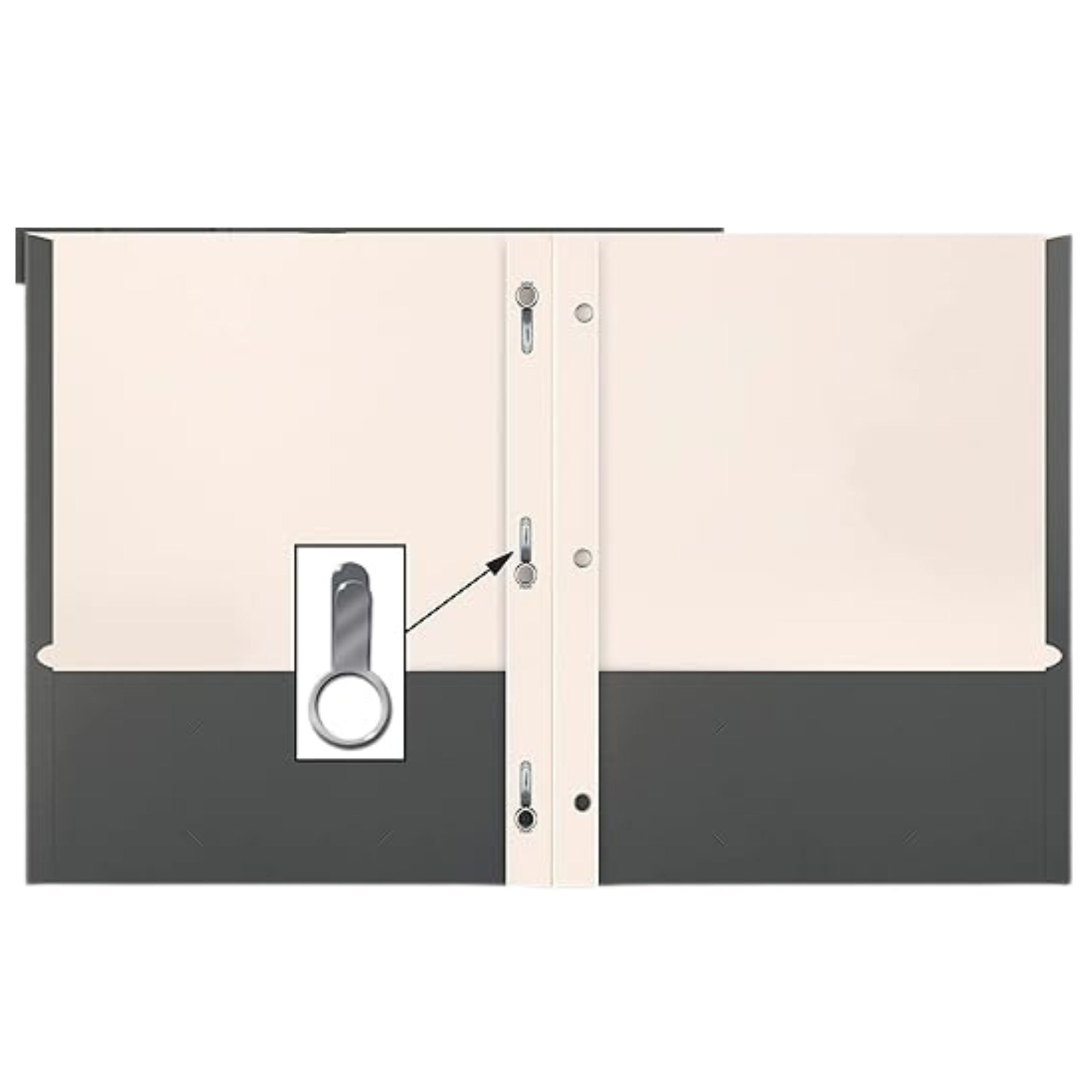 Two Pocket Folder with Prongs – Durable Poly Folders: 1 Pack File Folders product image 11