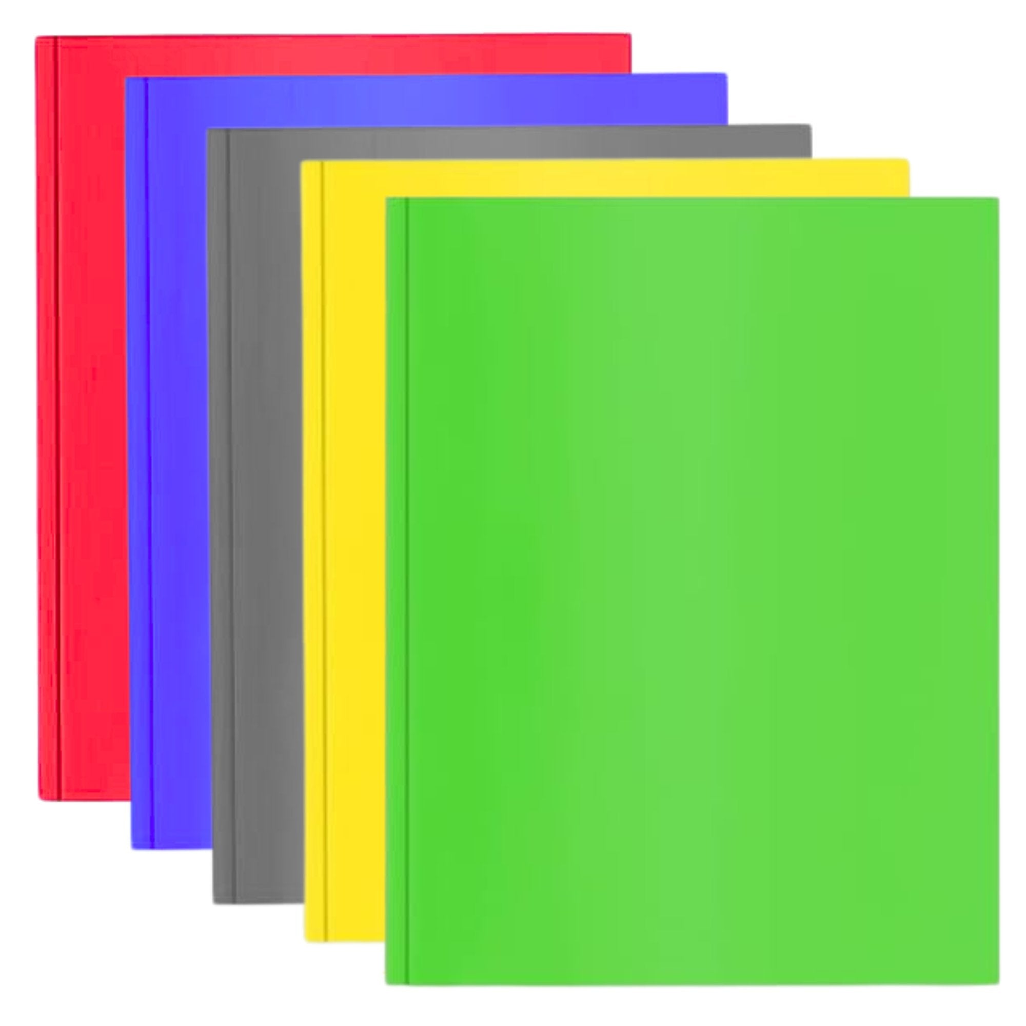 Two Pocket Folder with Prongs – Durable Poly Folders: 1 Pack File Folders main product image