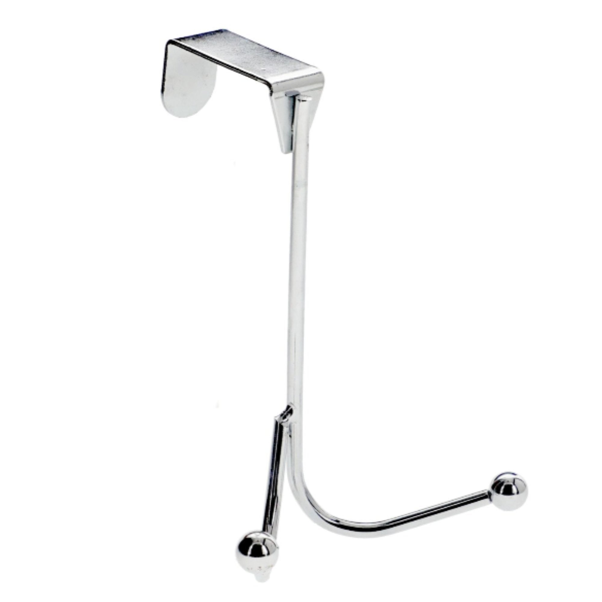 Two Prong Stainless Steel Over the Door Hook 1 Pack Robe Hooks Hardware size and feature image