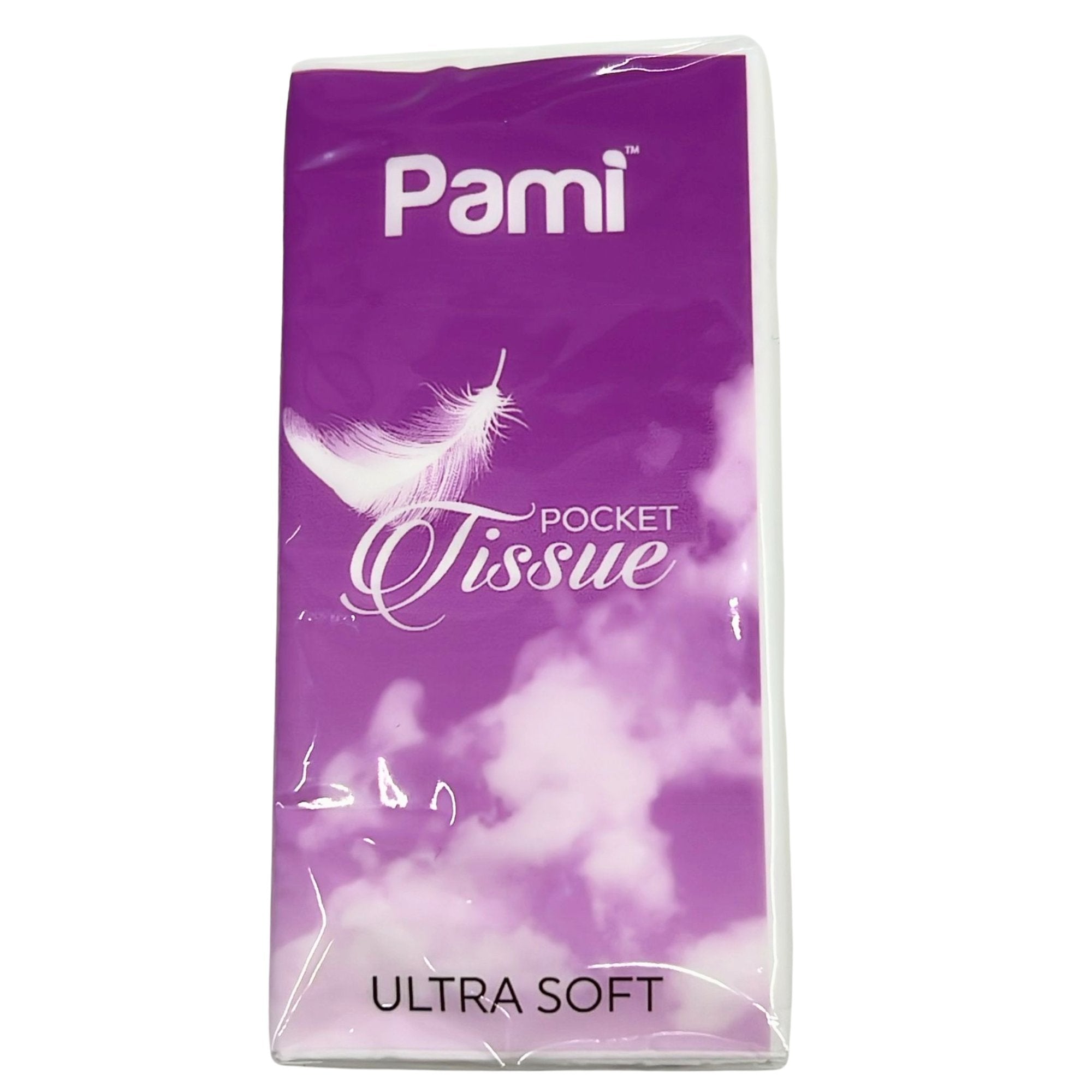 PAMI Ultra Soft 3 Ply Portable Pocket Tissues: 4 Packs Facial Tissues lifestyle use image