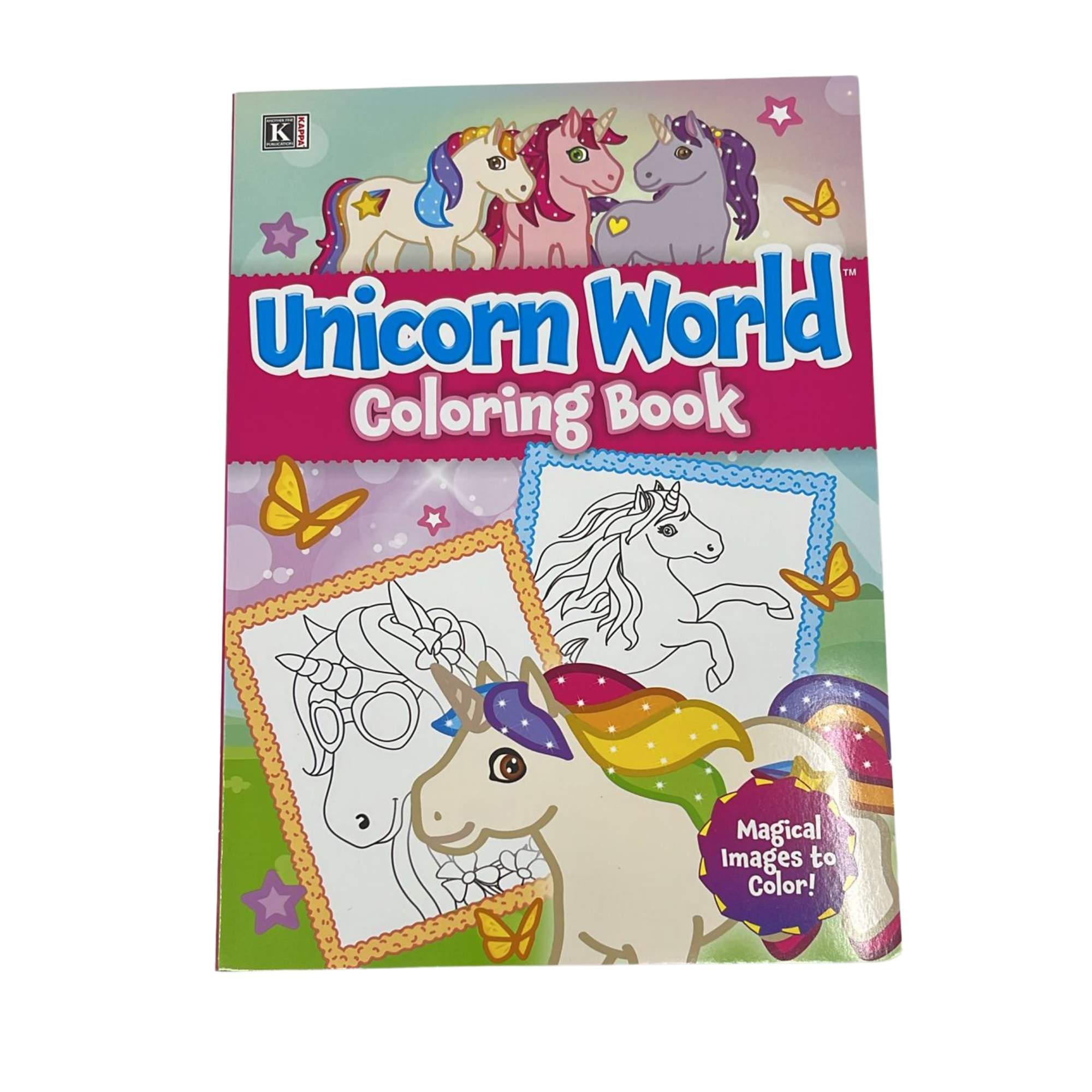 Unicorn World Coloring Book for Kids – A Magical Adventure in Every Page Coloring Books & Pads main product image
