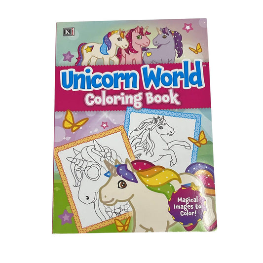 Unicorn World Coloring Book for Kids – A Magical Adventure in Every Page