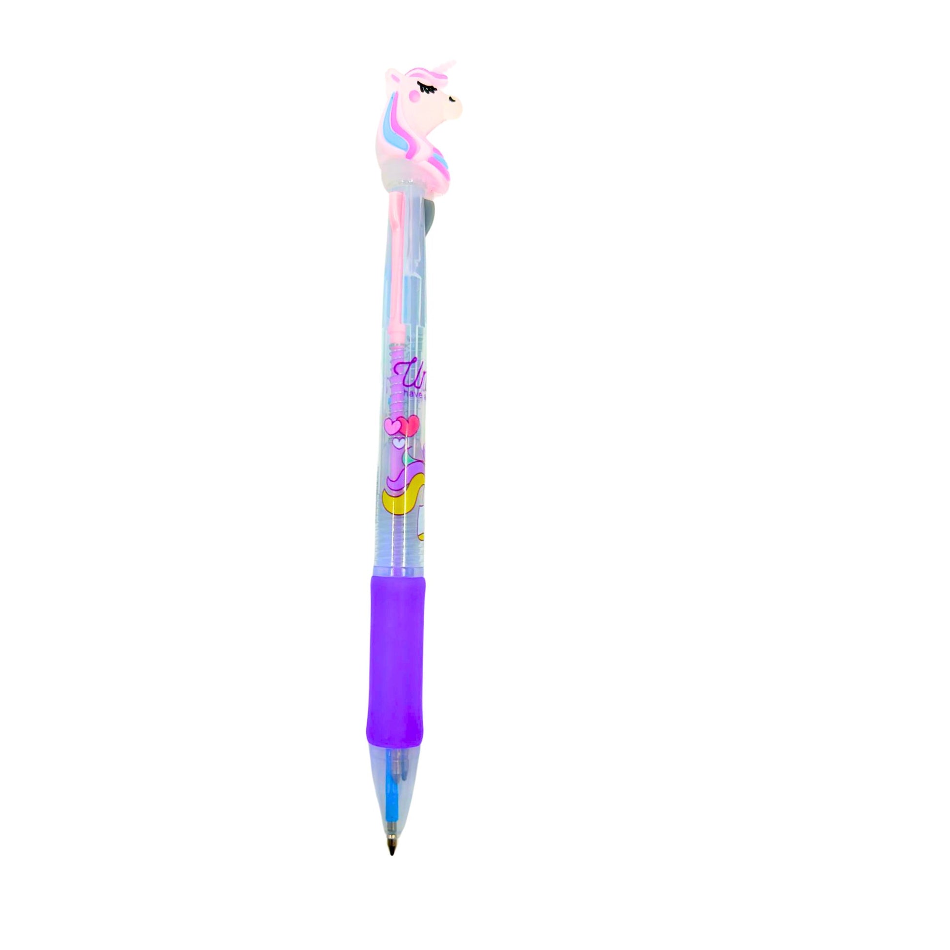 Unicorn Glitter Blue Ink Pen