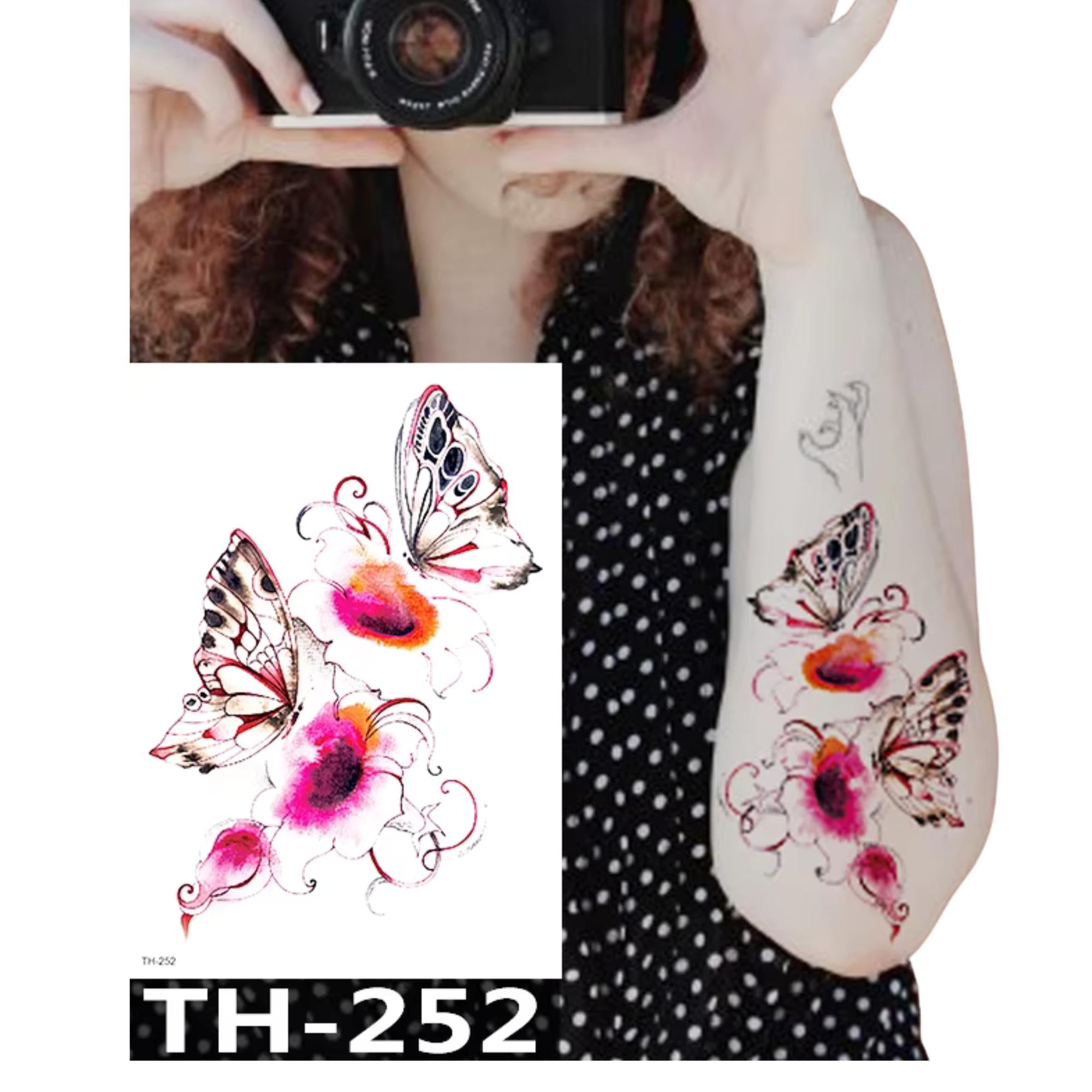 Unisex Colored Semi Permanent/Temporary Long Lasting Tattoo: 1 Pack Temporary Tattoos Tattos product image 11