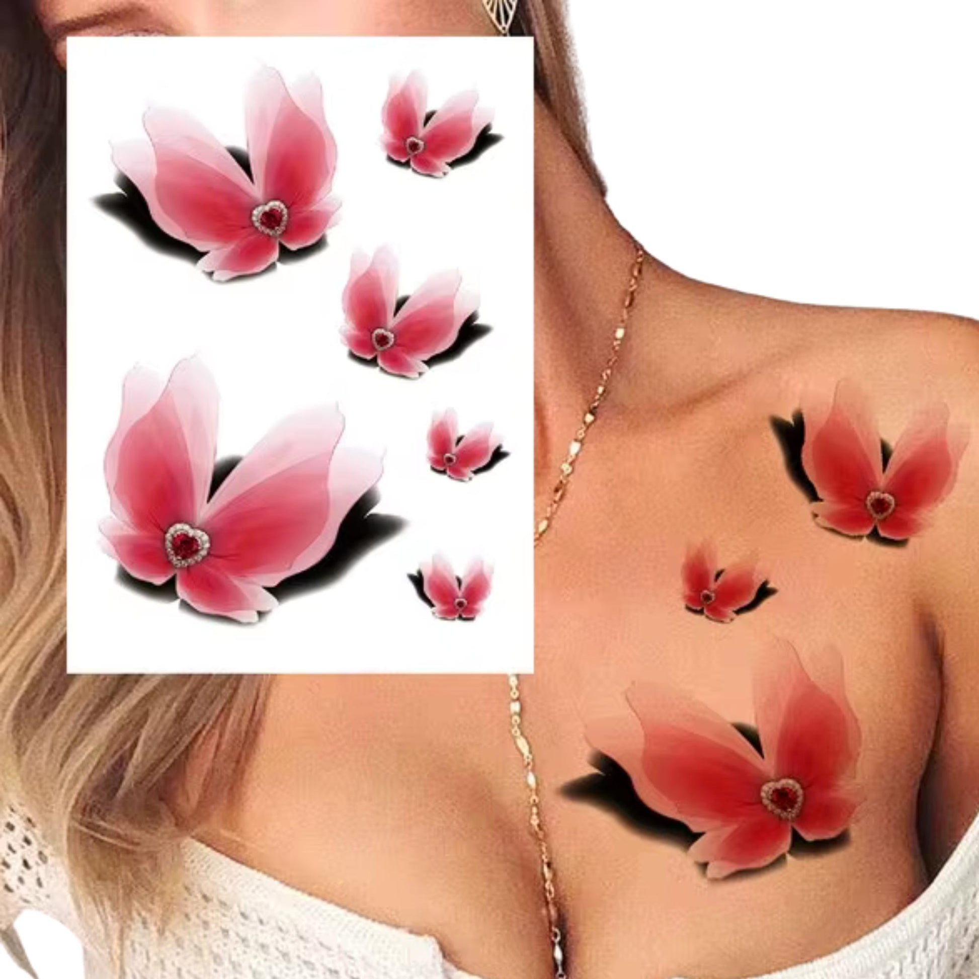 Unisex Colored Semi Permanent/Temporary Long-Lasting Tattoo