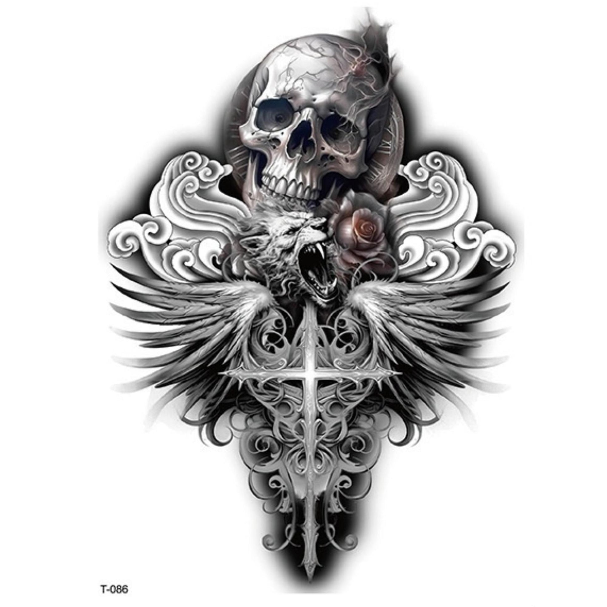 Unisex Colored Semi Permanent/Temporary Long-Lasting Tattoo