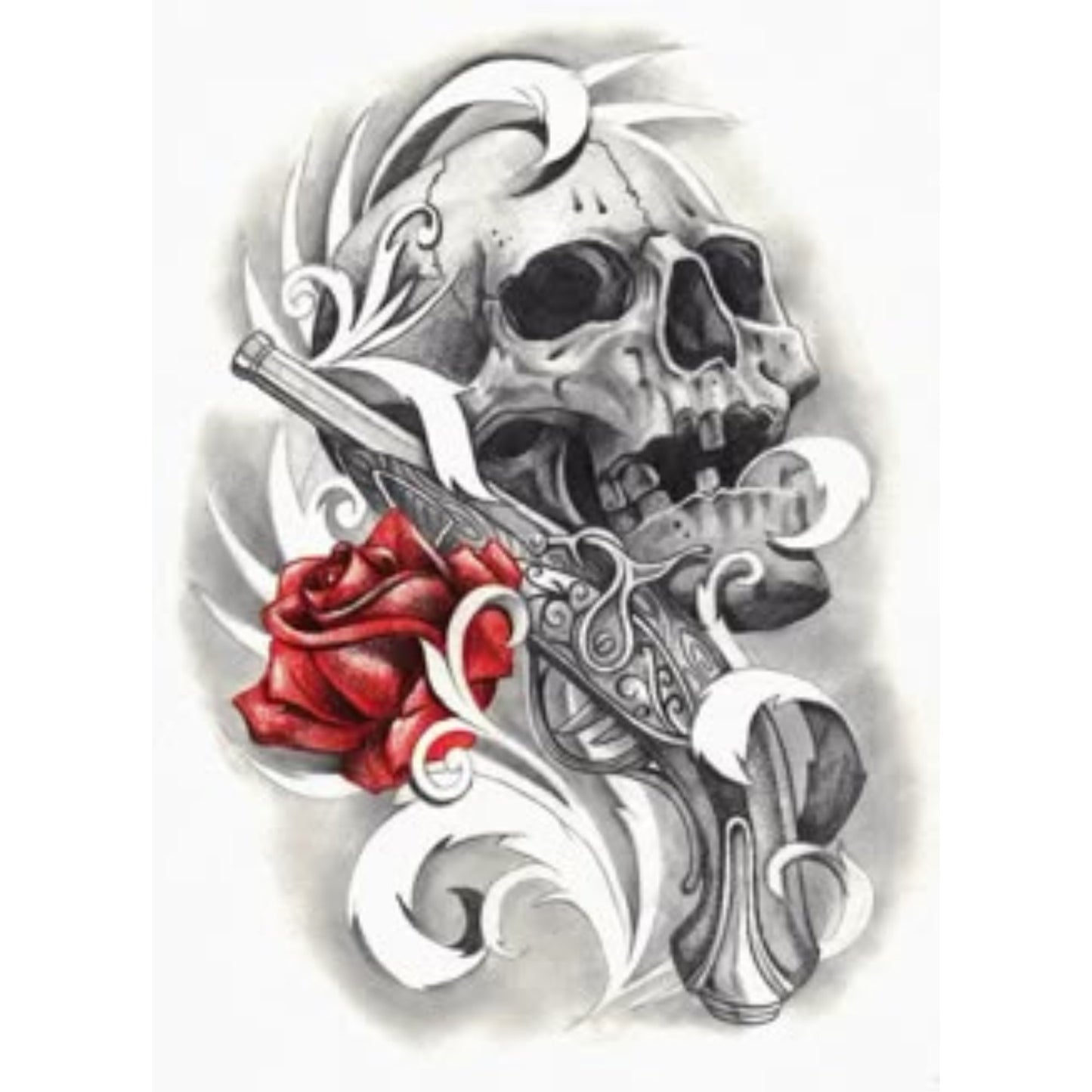 Unisex Colored Semi Permanent/Temporary Long-Lasting Tattoo