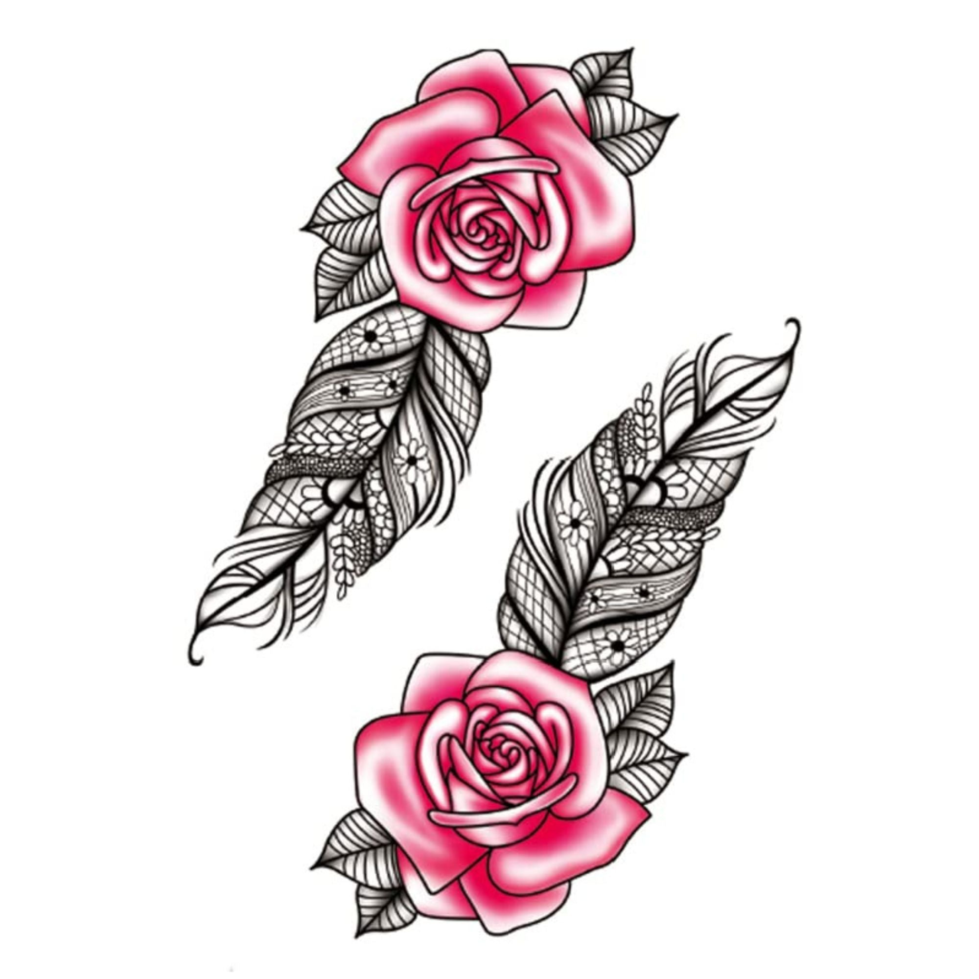 Unisex Colored Semi Permanent/Temporary Long Lasting Tattoo: 1 Pack Temporary Tattoos Tattos product image 6