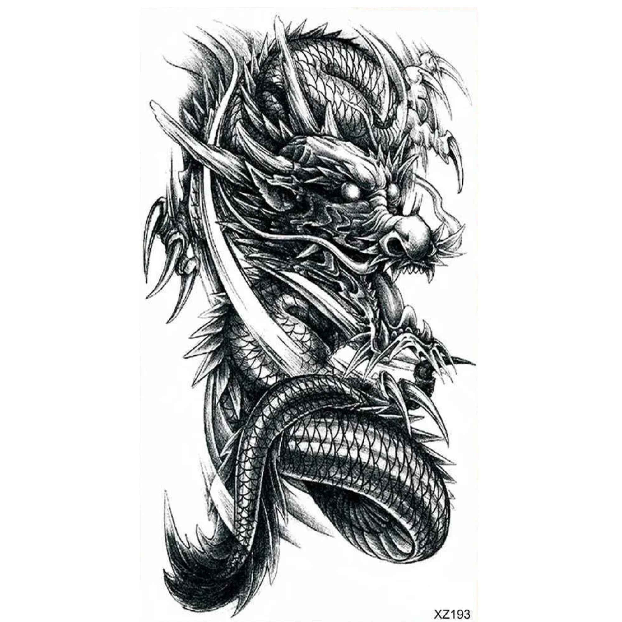 Unisex Colored Semi Permanent/Temporary Long Lasting Tattoo: 1 Pack Temporary Tattoos Tattos product image 12