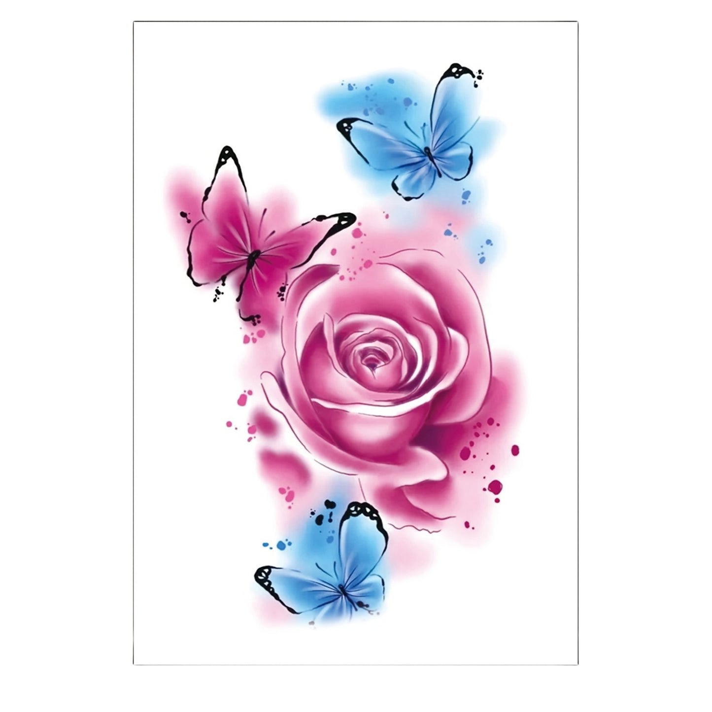 Unisex Colored Semi Permanent/Temporary Long-Lasting Tattoo