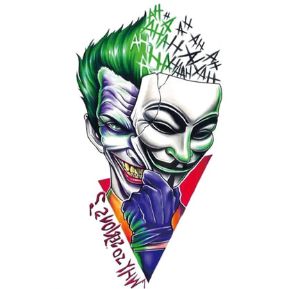 Unisex Colored Semi Permanent/Temporary Long-Lasting Tattoo